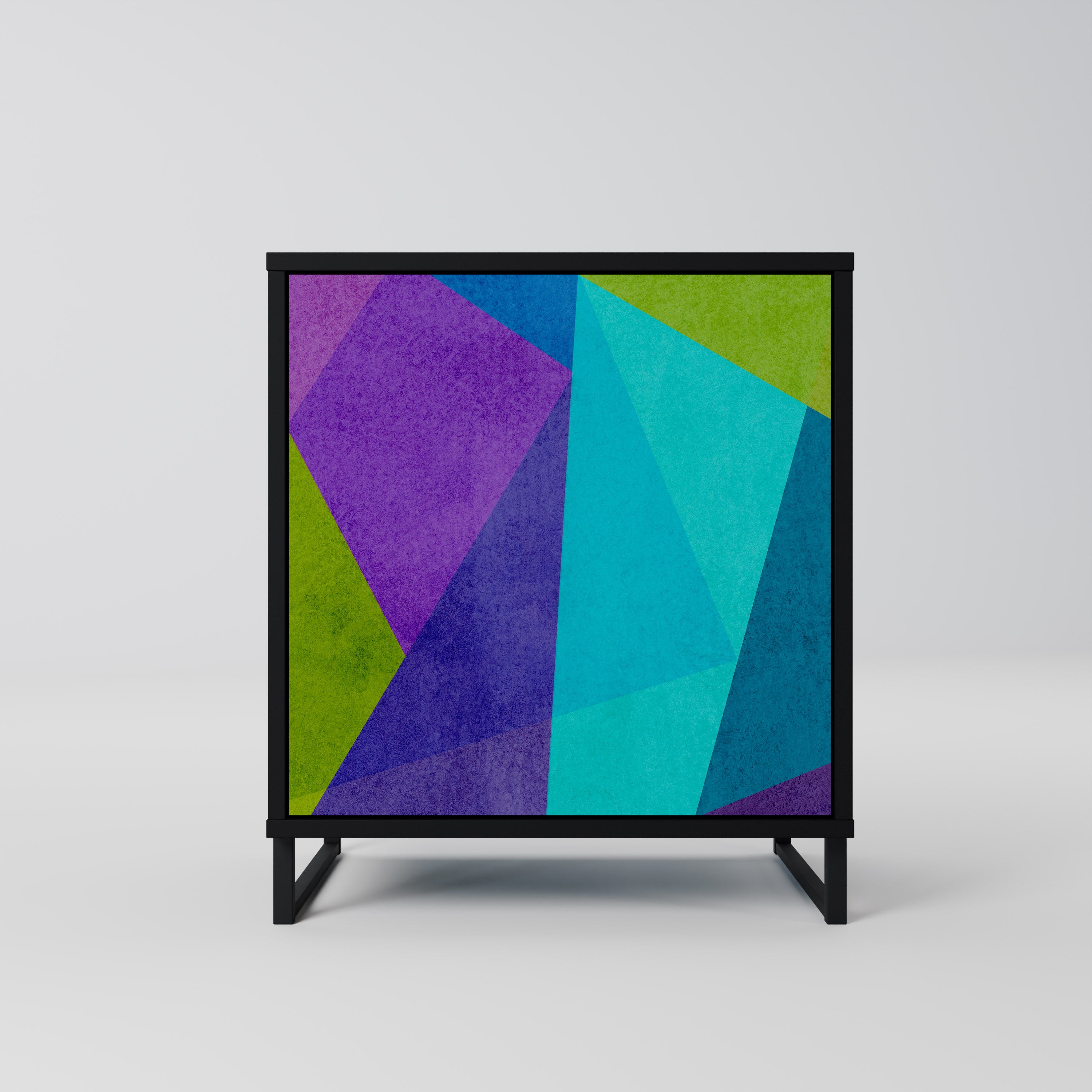 COLD SHOWCASE Sideboard mit 1 Tür in Schwarz