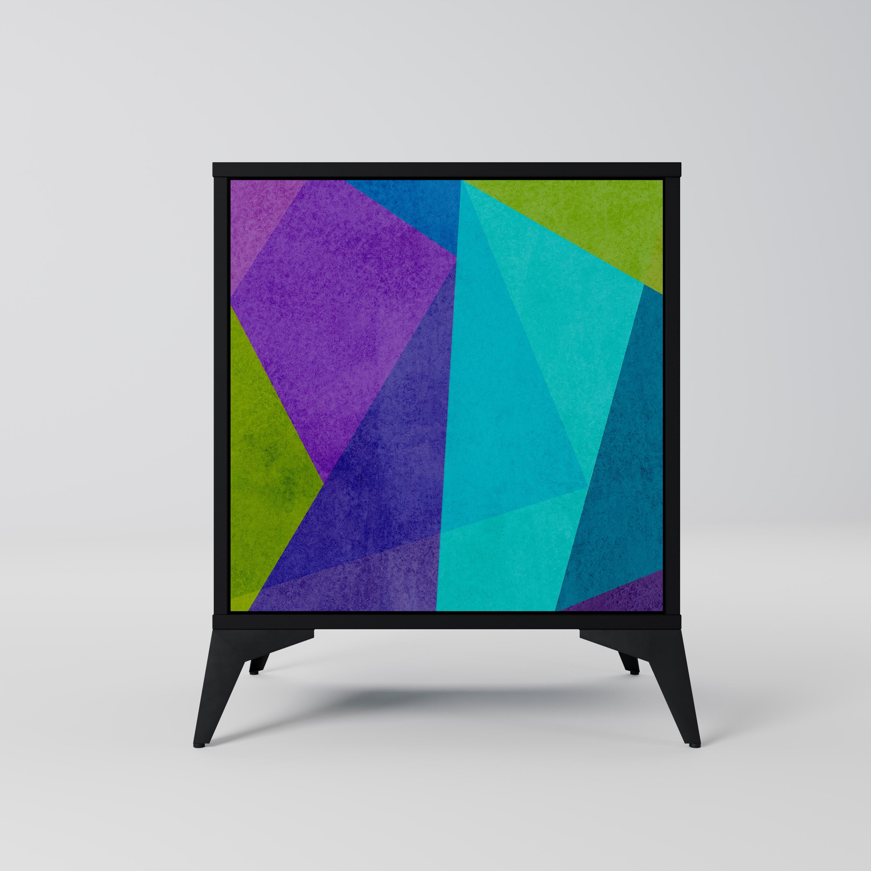 COLD SHOWCASE Sideboard mit 1 Tür in Schwarz