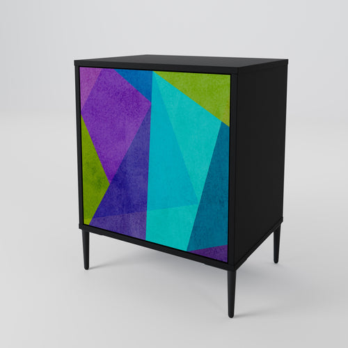 COLD SHOWCASE Sideboard mit 1 Tür in Schwarz