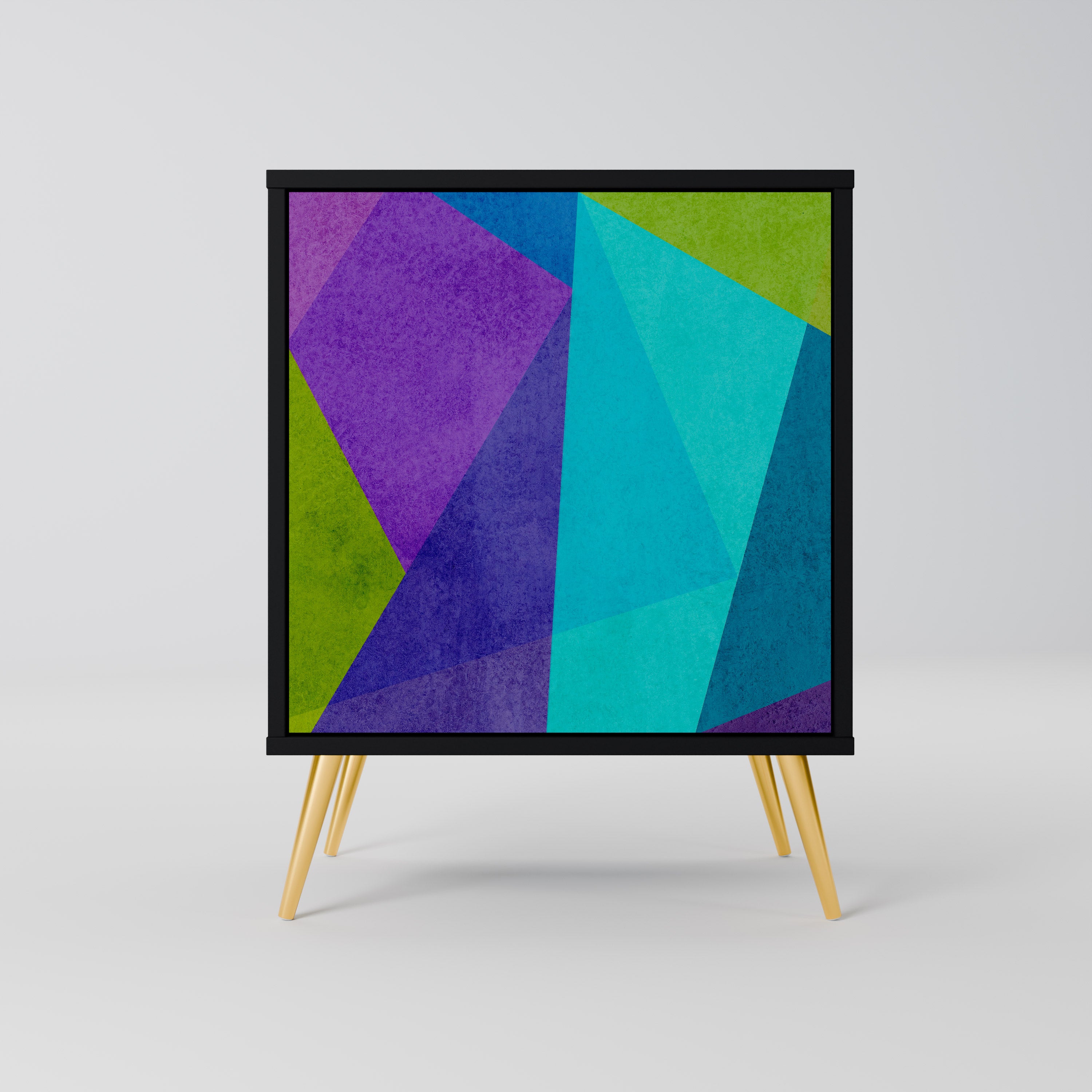 COLD SHOWCASE Sideboard mit 1 Tür in Schwarz