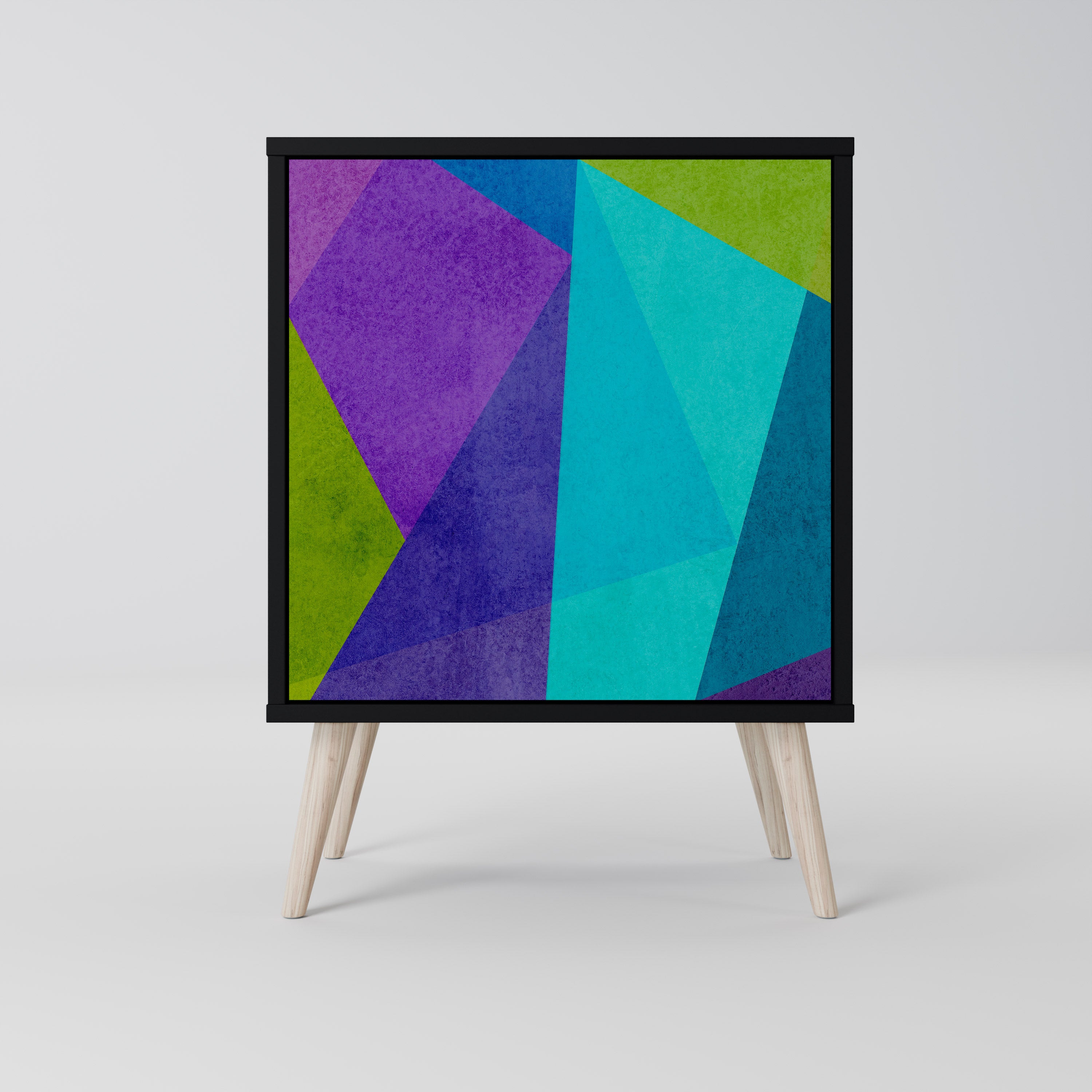 COLD SHOWCASE Sideboard mit 1 Tür in Schwarz