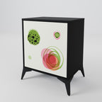 COLORFUL COSMOS Sideboard mit 1 Tür in Schwarz