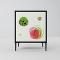 COLORFUL COSMOS Sideboard mit 1 Tür in Schwarz