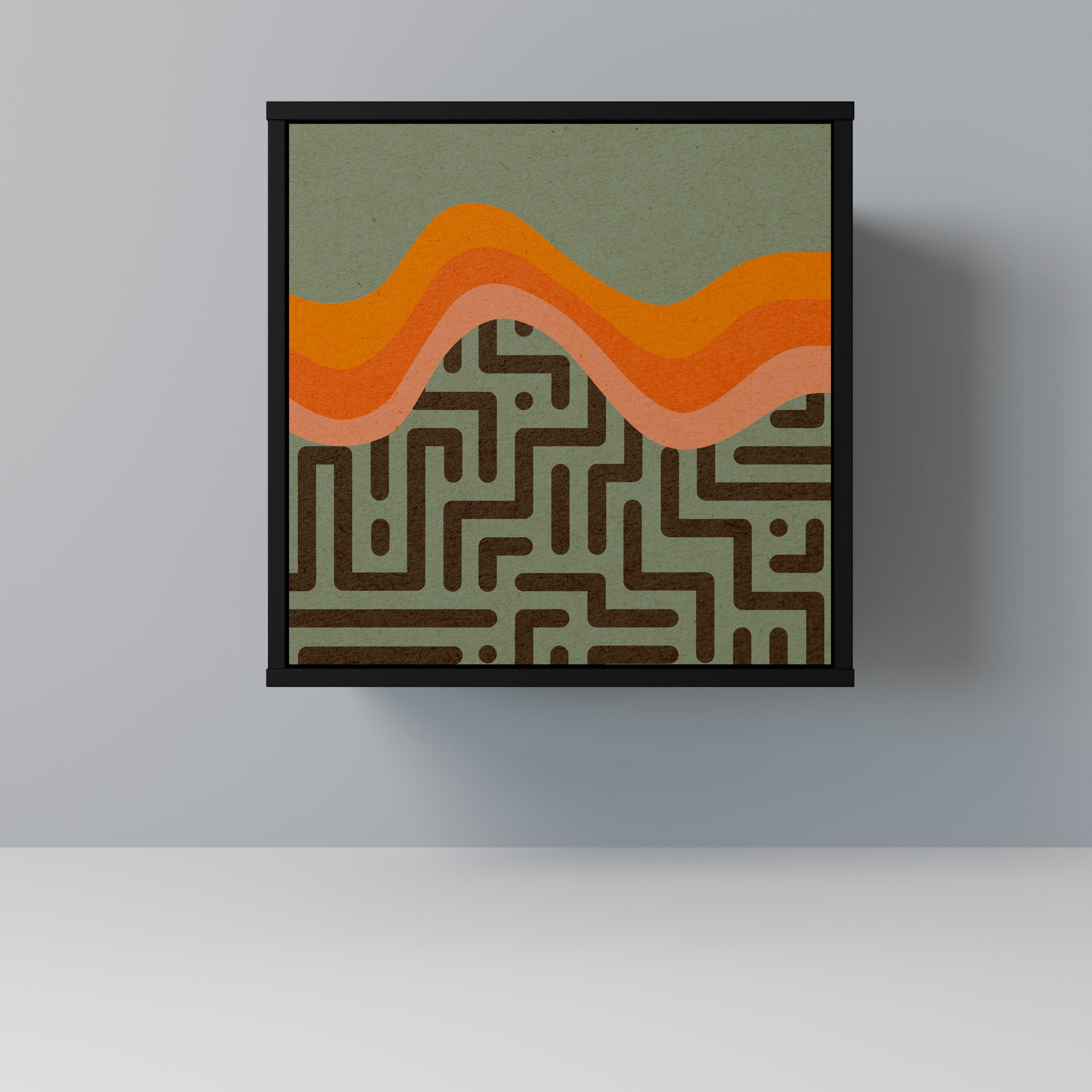 SIMPLE SOLUTIONS Sideboard mit 1 Tür in Schwarz