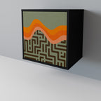 SIMPLE SOLUTIONS Sideboard mit 1 Tür in Schwarz