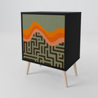 SIMPLE SOLUTIONS Sideboard mit 1 Tür in Schwarz