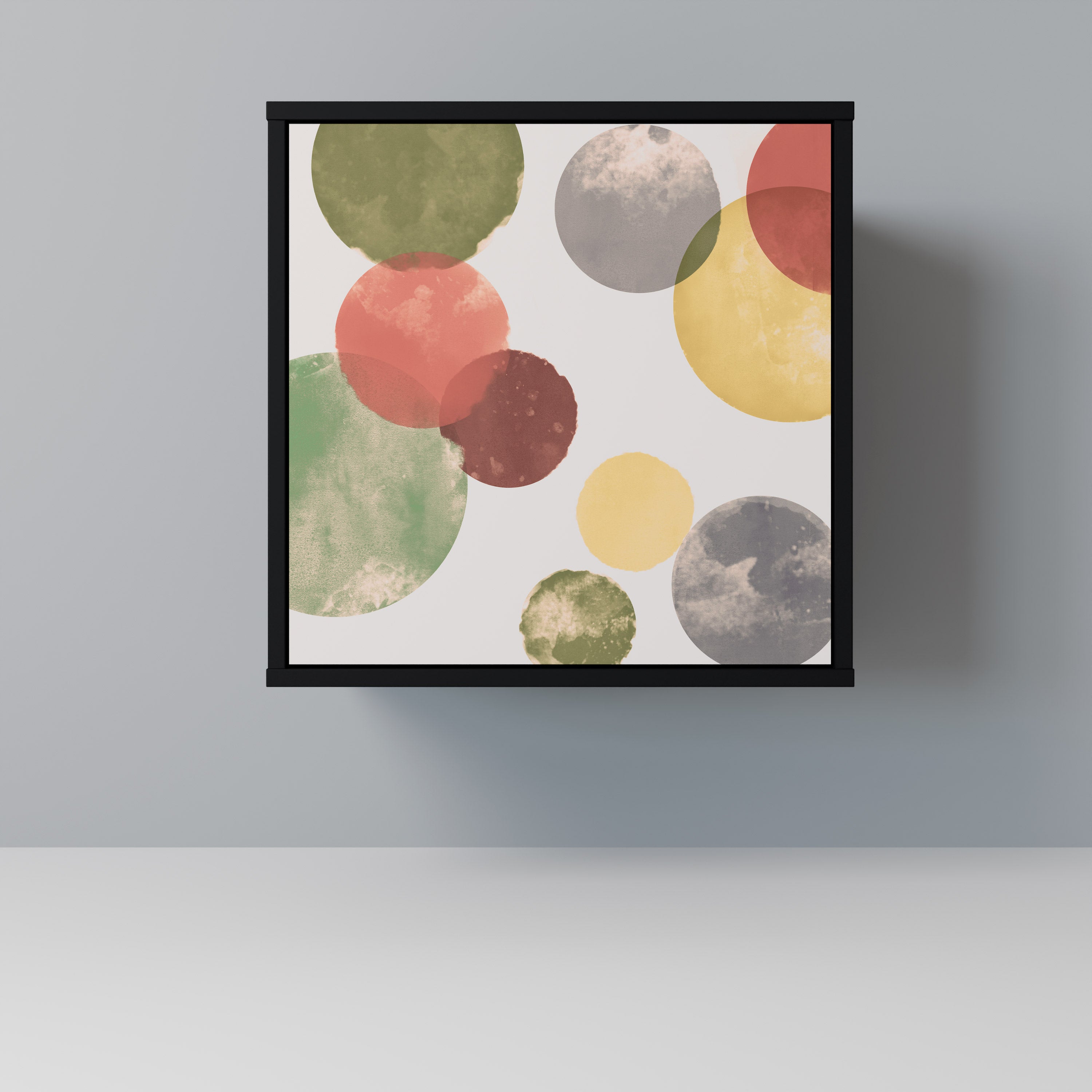 FLEETING HAPPINESS Sideboard mit 1 Tür in Schwarz