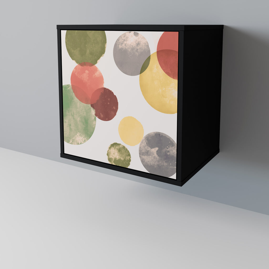 FLEETING HAPPINESS 1-Door Sideboard in Black Finish