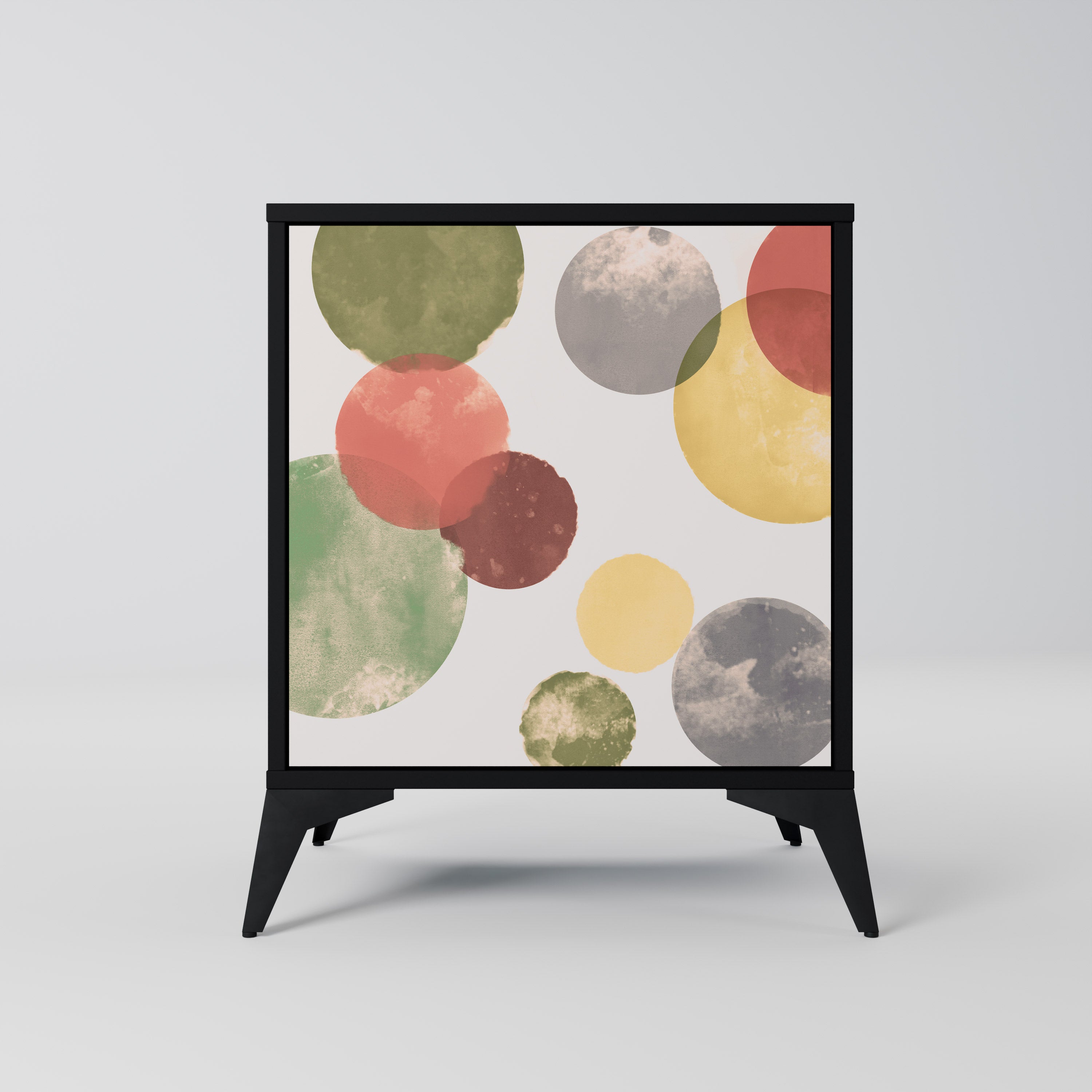 FLEETING HAPPINESS Sideboard mit 1 Tür in Schwarz