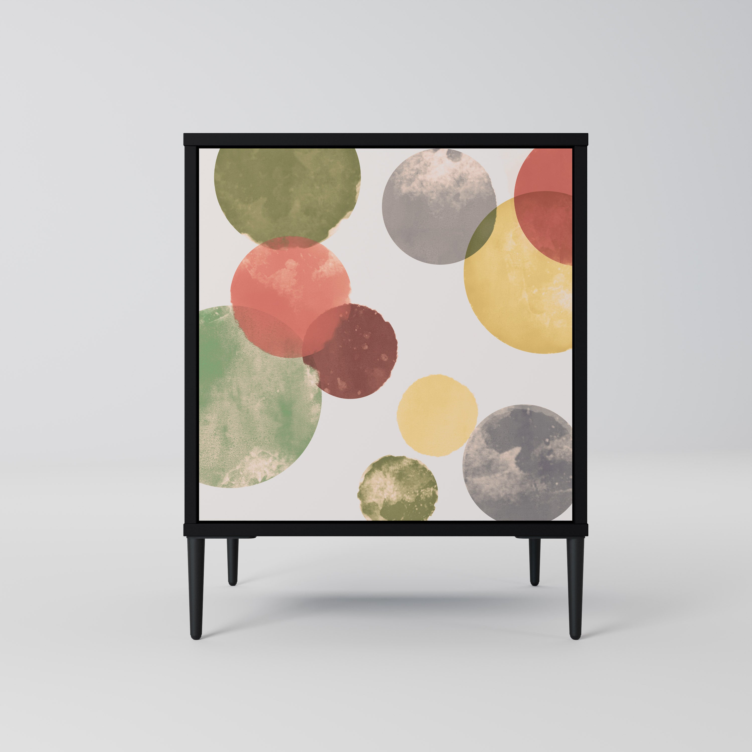 FLEETING HAPPINESS Sideboard mit 1 Tür in Schwarz