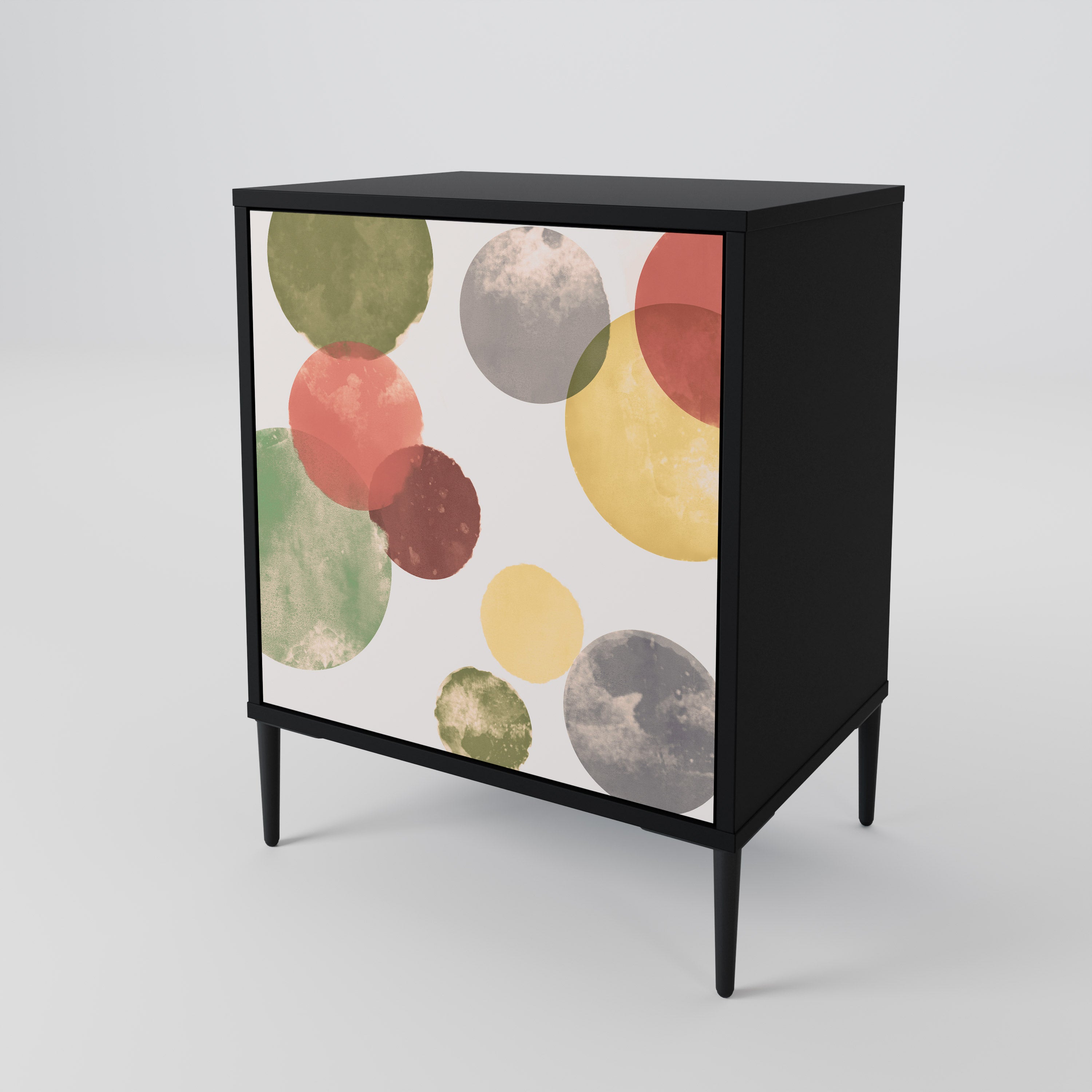 FLEETING HAPPINESS Sideboard mit 1 Tür in Schwarz