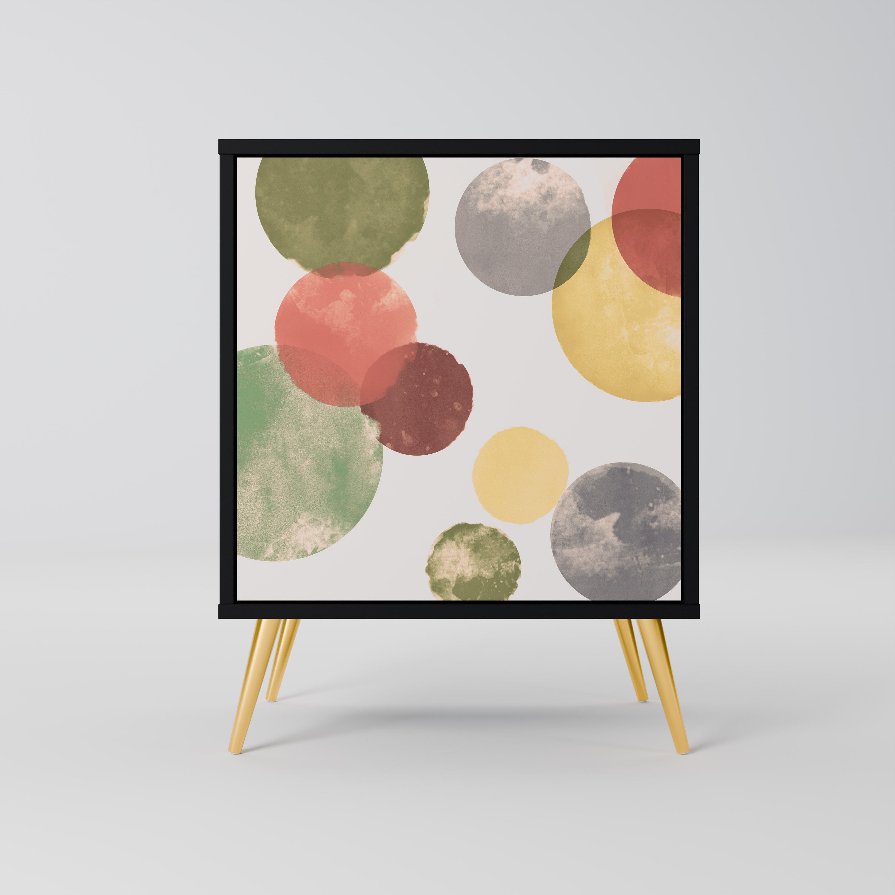 FLEETING HAPPINESS Sideboard mit 1 Tür in Schwarz