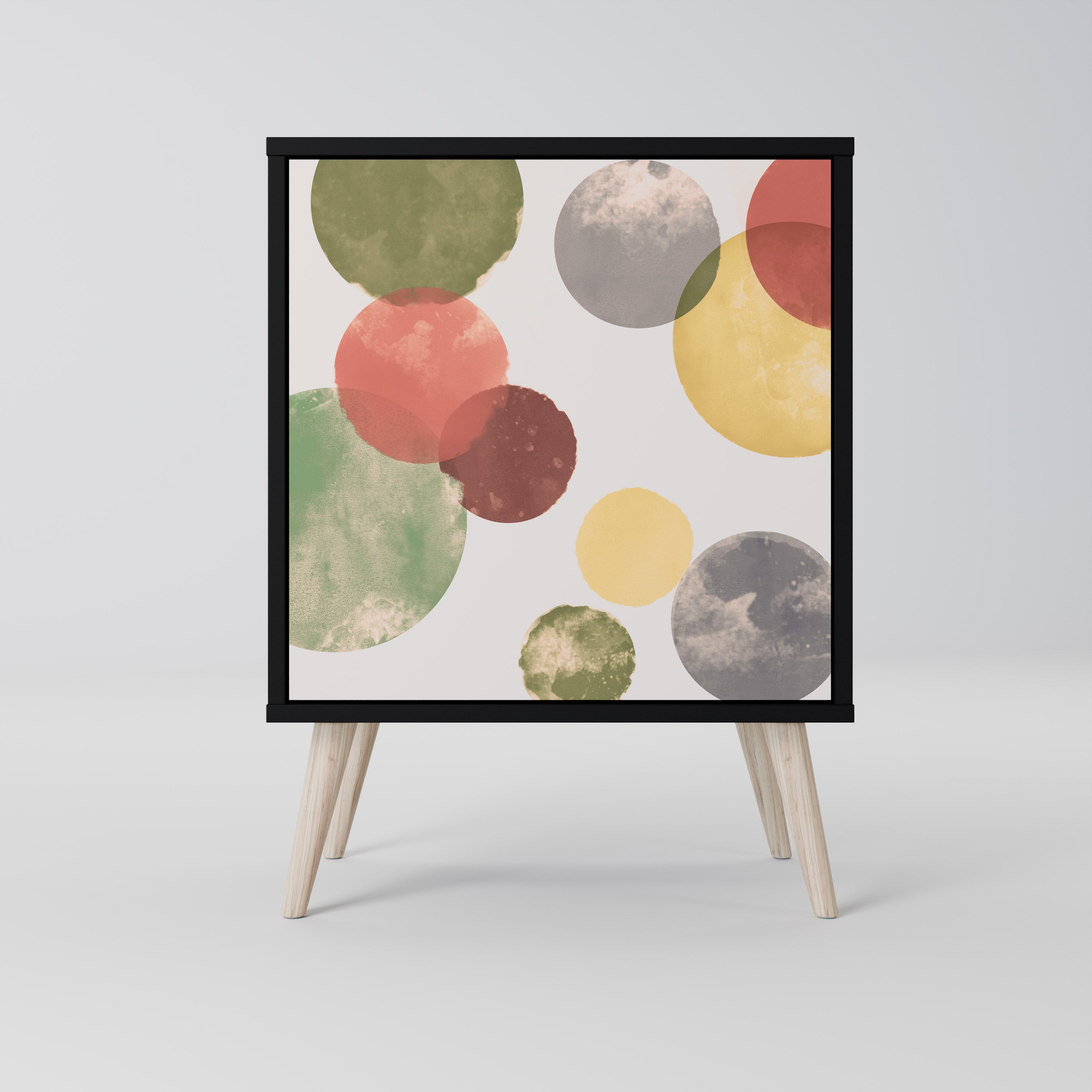 FLEETING HAPPINESS Sideboard mit 1 Tür in Schwarz