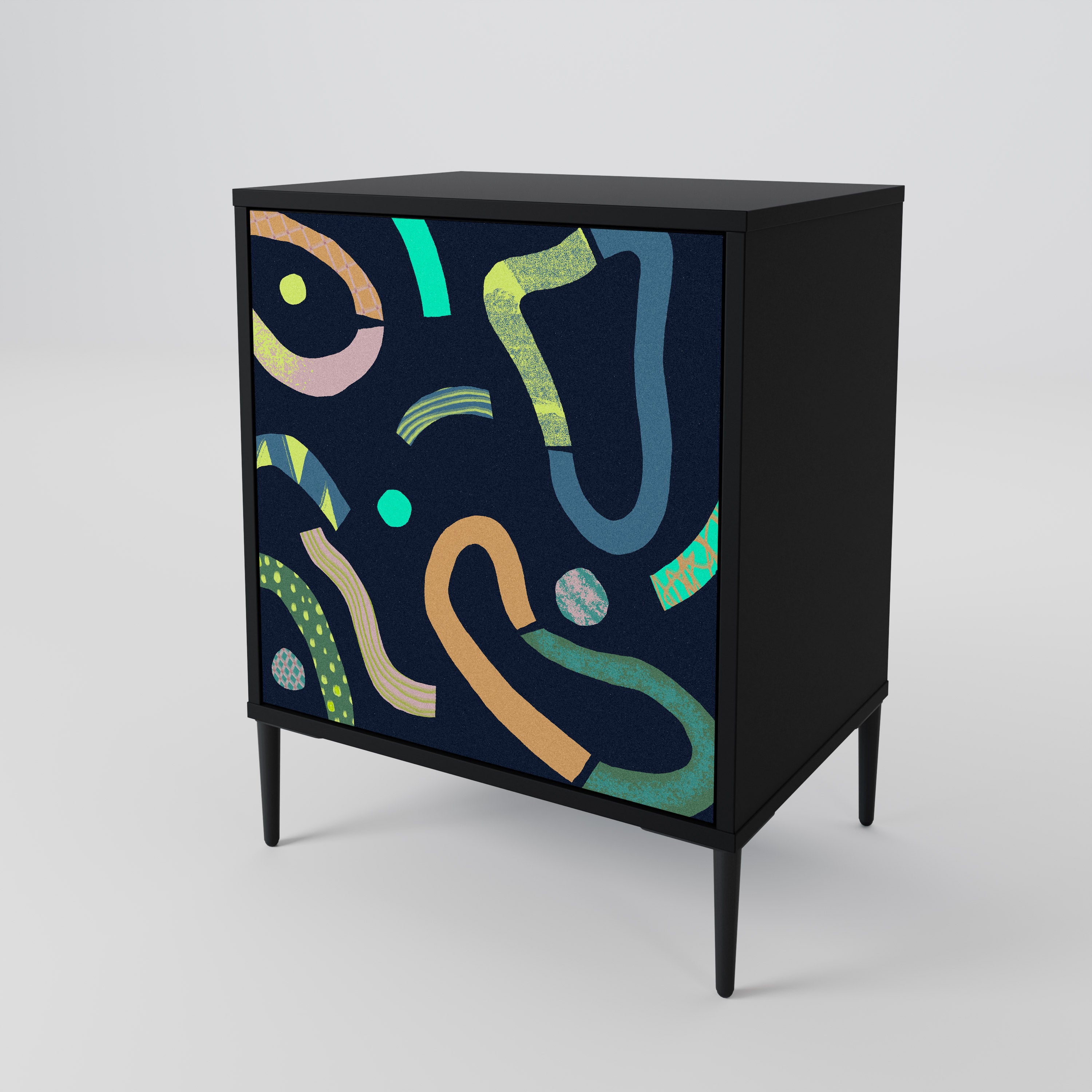 CONTRAST DANCE 1-Door Sideboard