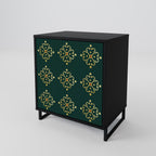 ROYAL MEDALLION 1-Door Sideboard in Black Finish