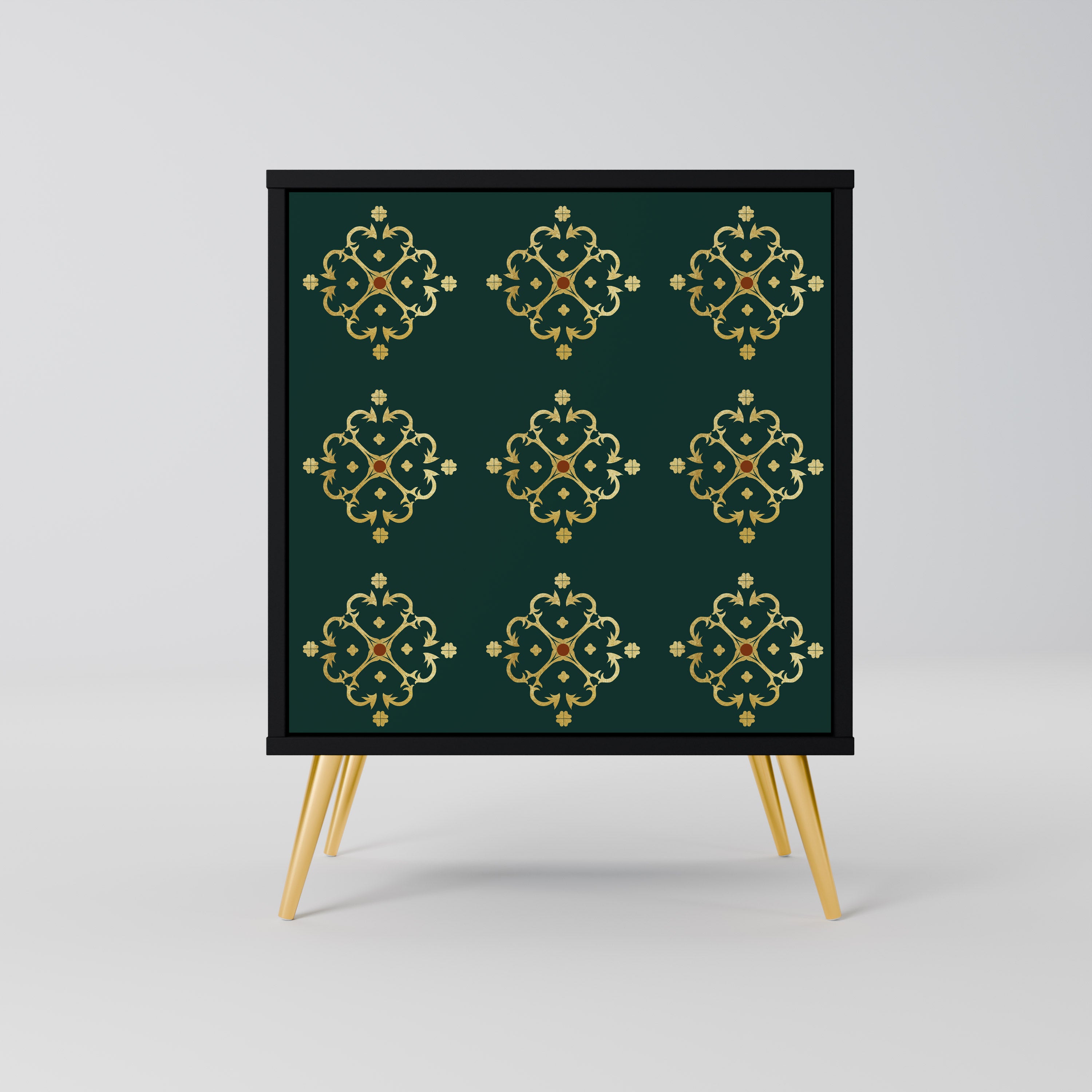 ROYAL MEDALLION Sideboard mit 1 Tür in Schwarz