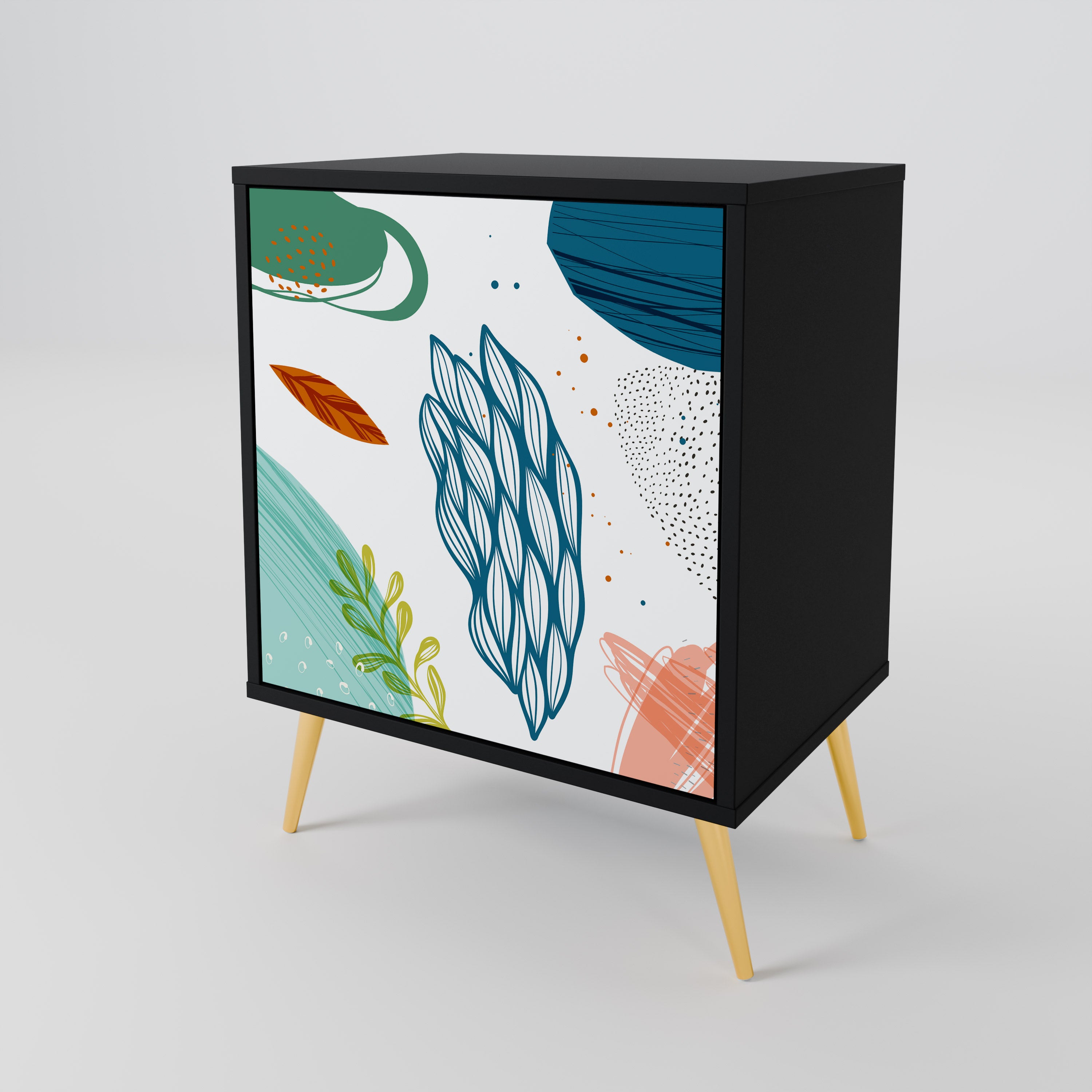 BOTANICAL HURRICANE 1-Door Sideboard