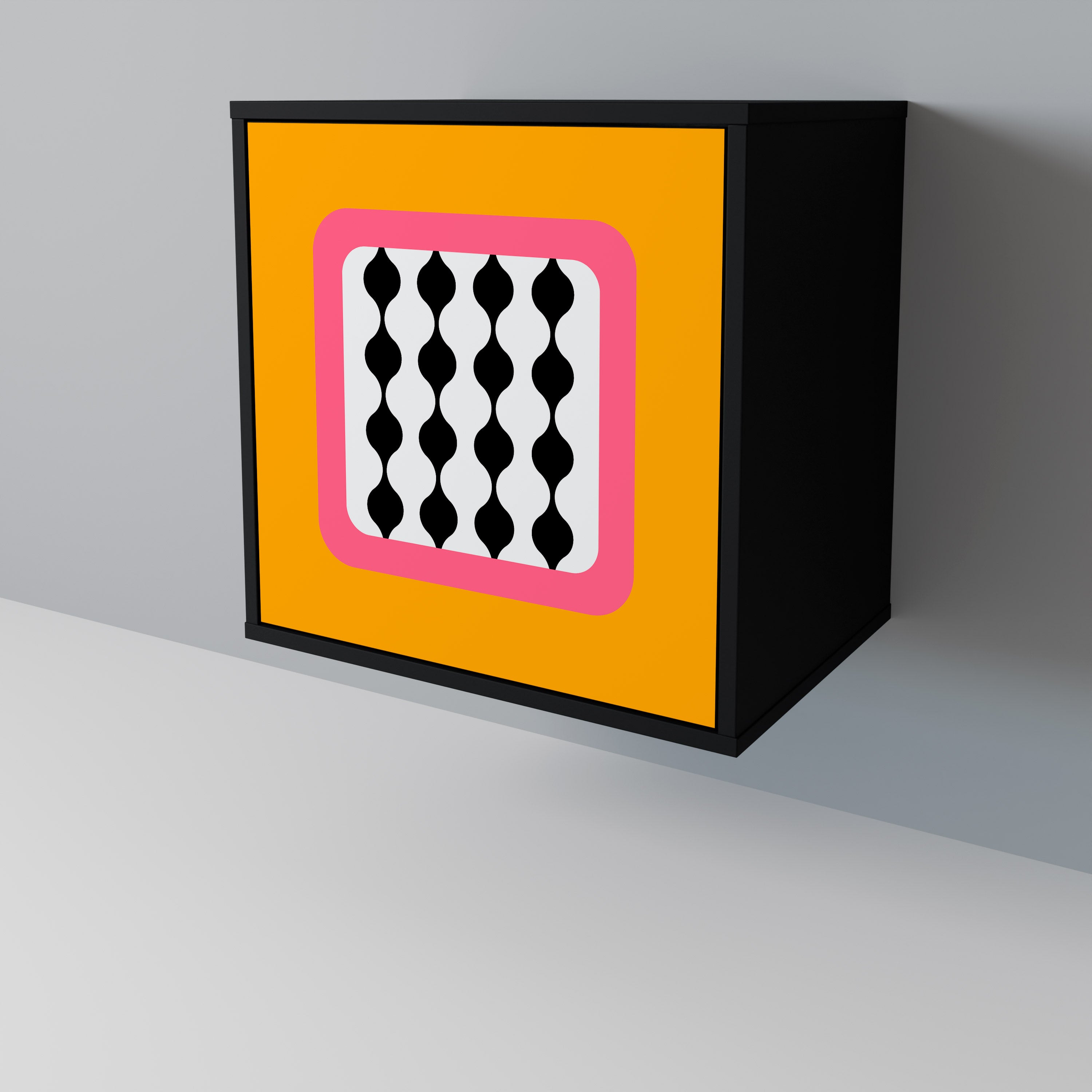 TEARS IN HEAVEN Sideboard mit 1 Tür in Schwarz