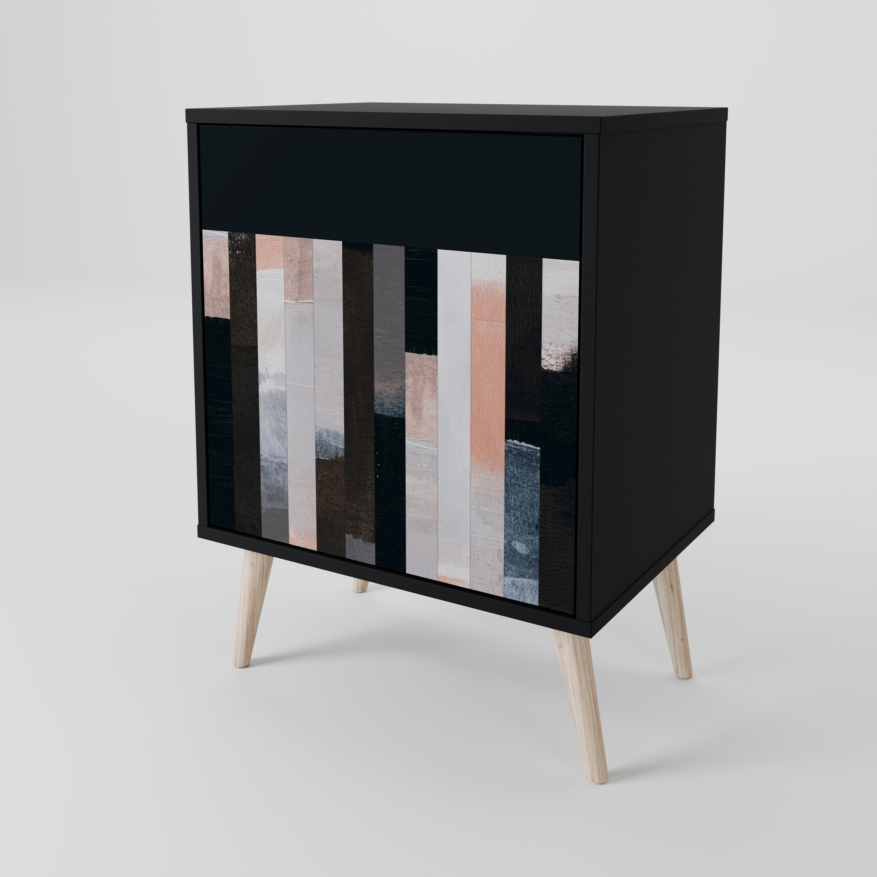 COLLAGE OF RECTANGLES 1-Door Sideboard