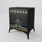 ROYAL ORDINARINESS 1-Door Sideboard in Black Finish