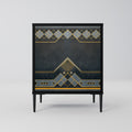 ROYAL ORDINARINESS 1-Door Sideboard in Black Finish