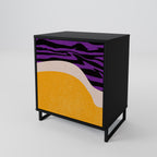 INDEPENDENT BORDER 1-Door Sideboard in Black Finish