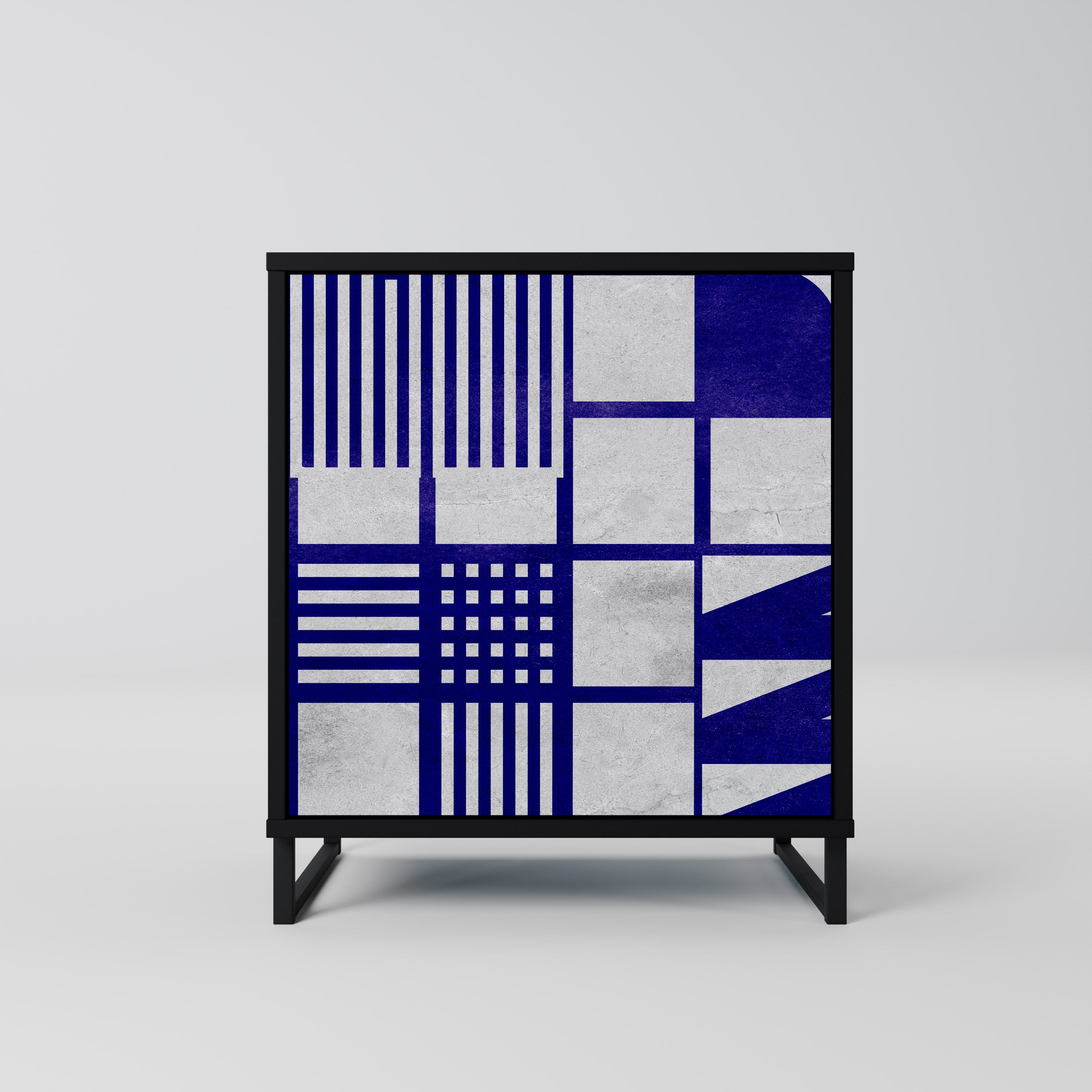 THE RIGHT PLACES 1-Door Sideboard in Black Finish