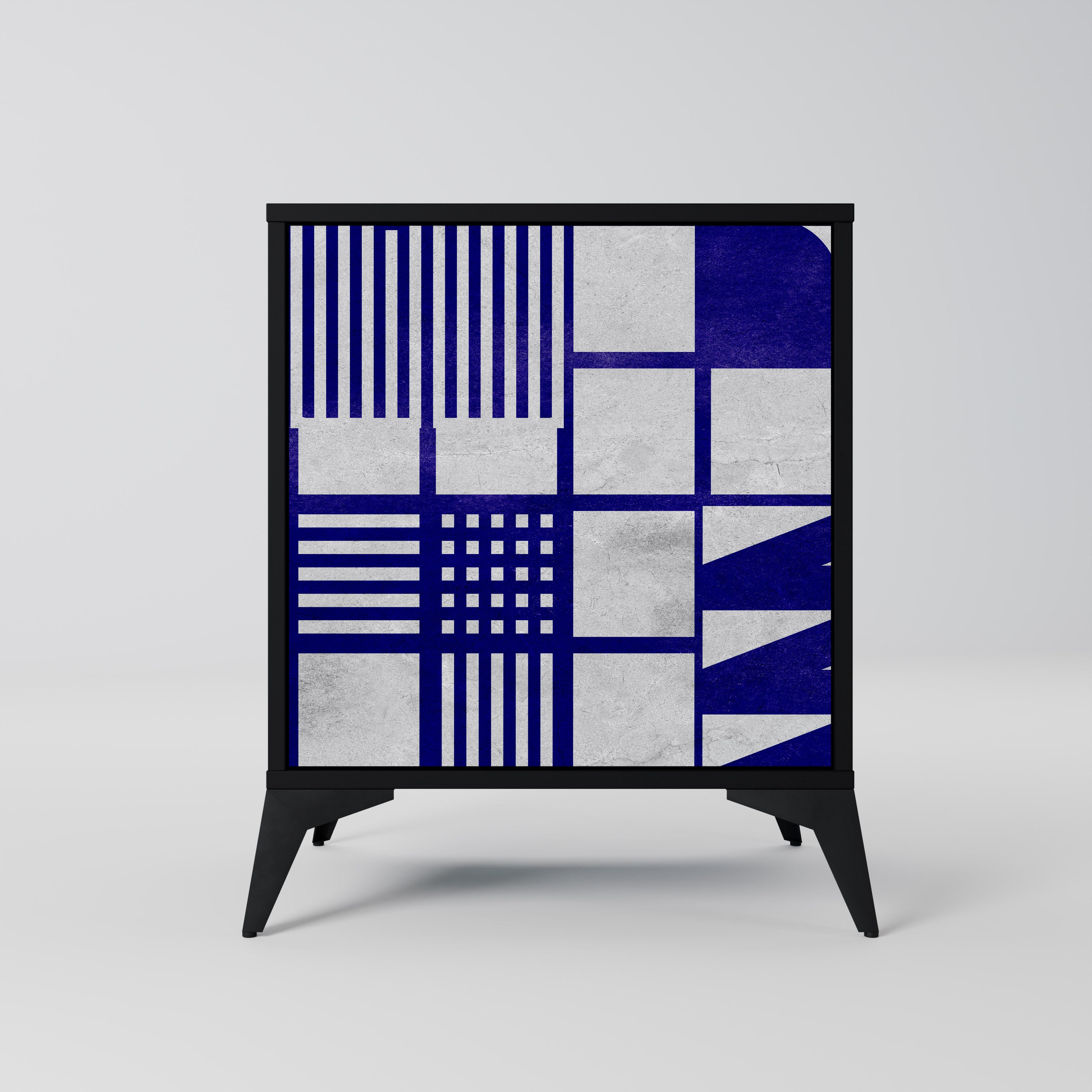 THE RIGHT PLACES 1-Door Sideboard in Black Finish