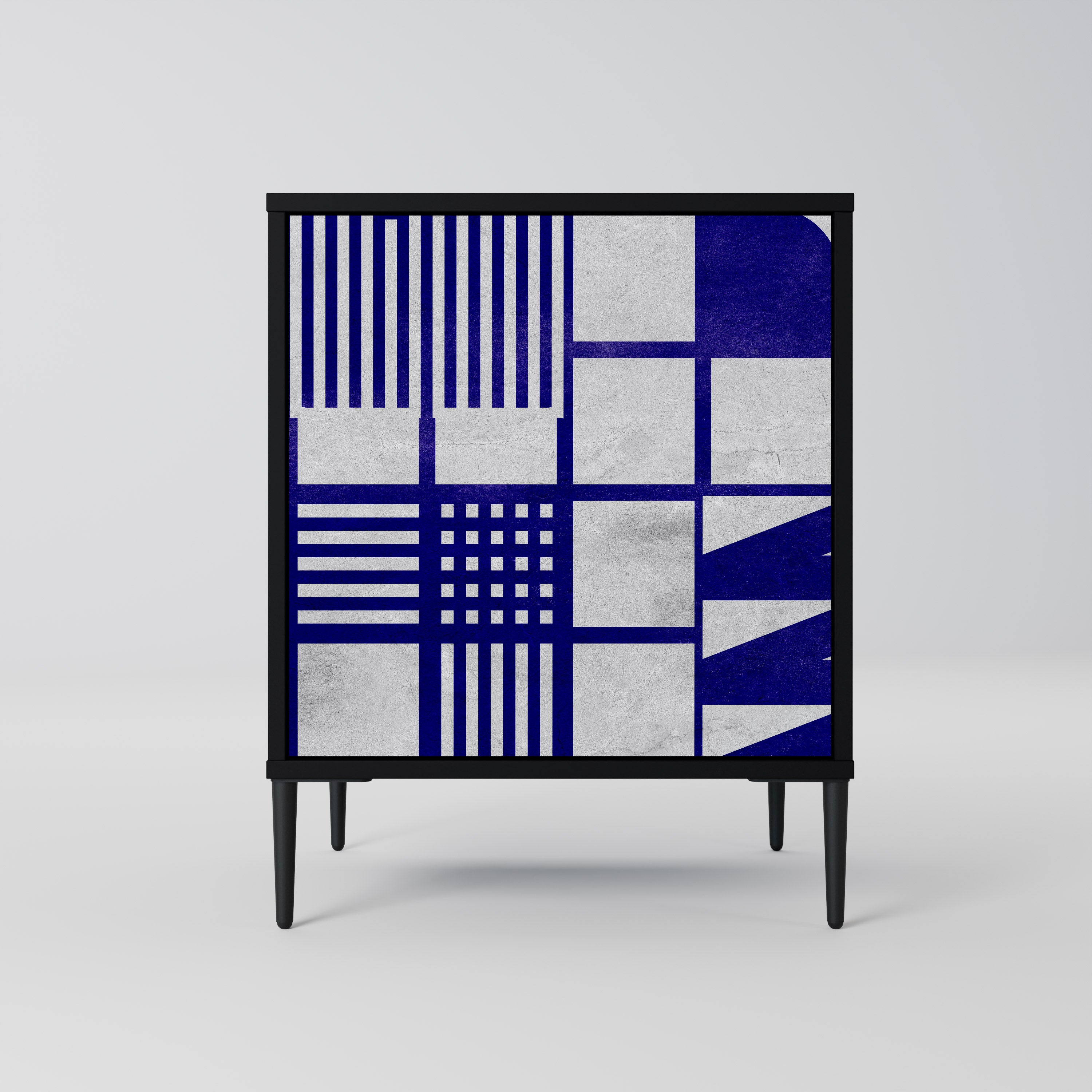 THE RIGHT PLACES 1-Door Sideboard in Black Finish