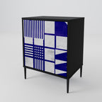 THE RIGHT PLACES 1-Door Sideboard in Black Finish