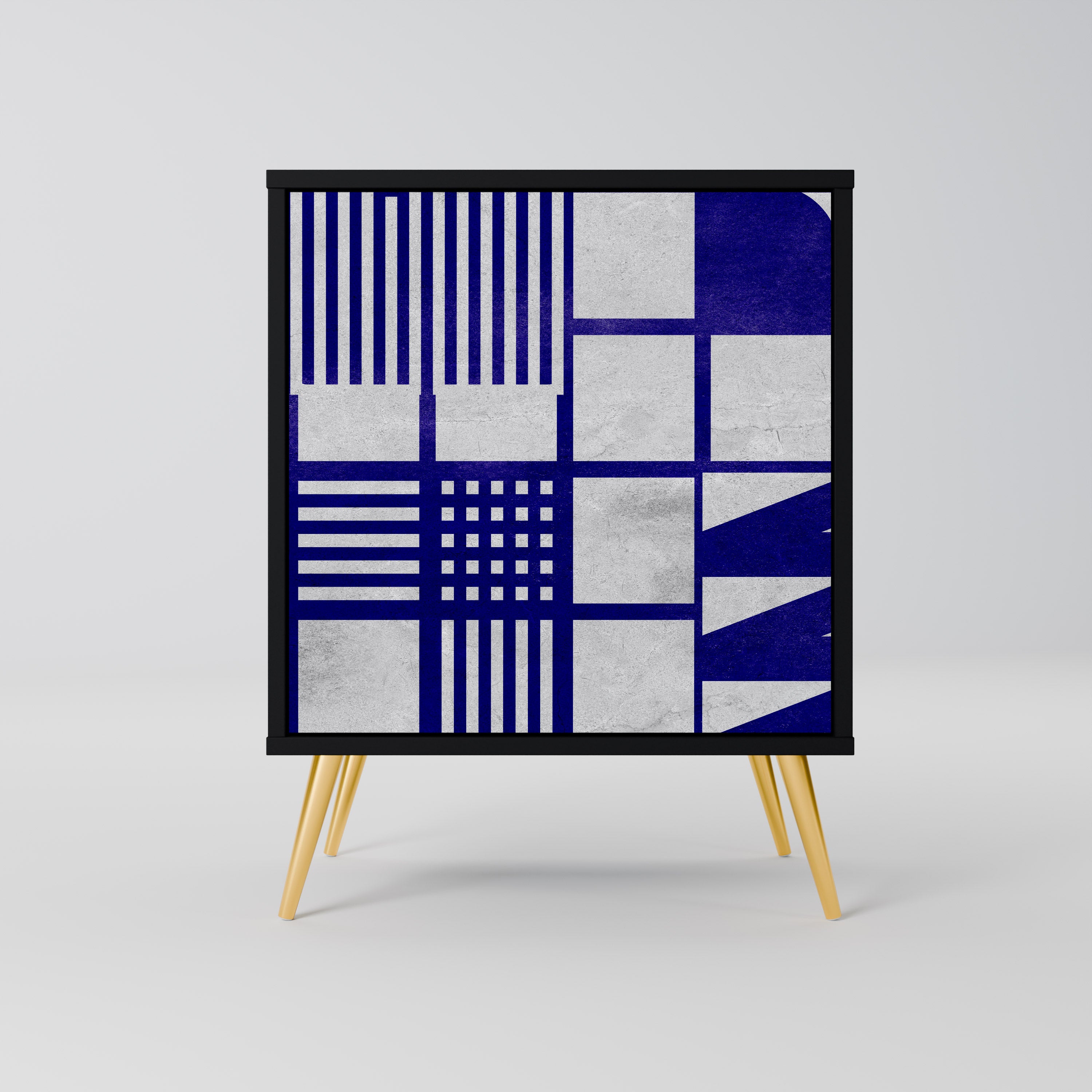 THE RIGHT PLACES 1-Door Sideboard in Black Finish