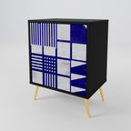 THE RIGHT PLACES 1-Door Sideboard in Black Finish