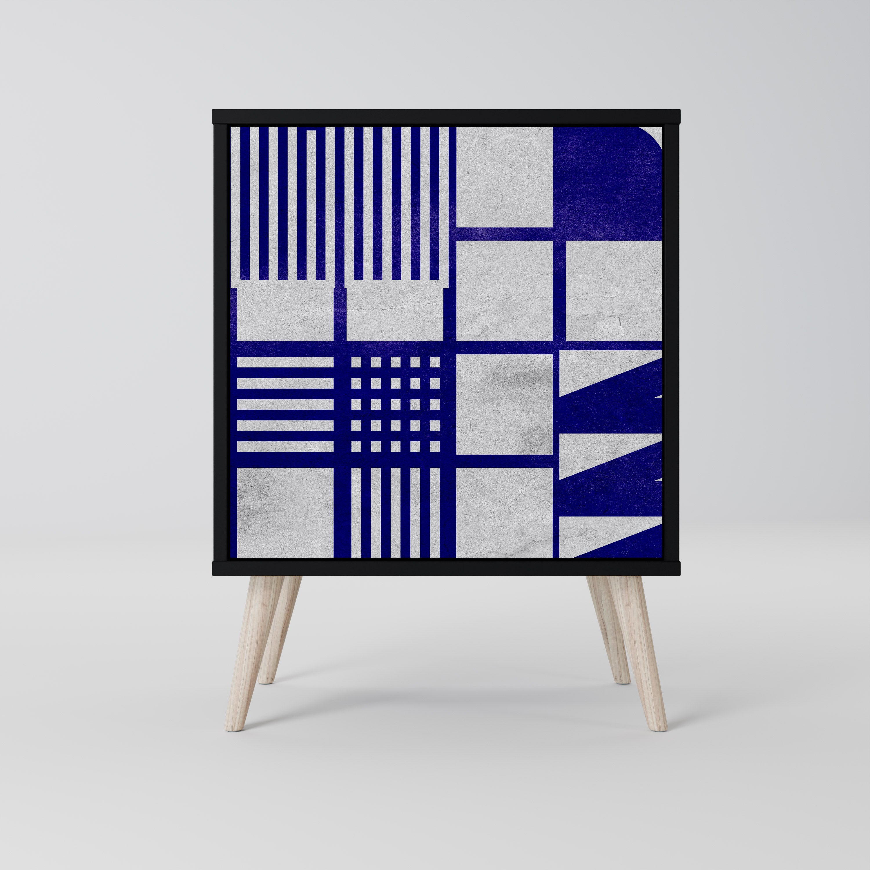 THE RIGHT PLACES 1-Door Sideboard in Black Finish