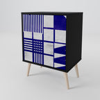 THE RIGHT PLACES 1-Door Sideboard in Black Finish