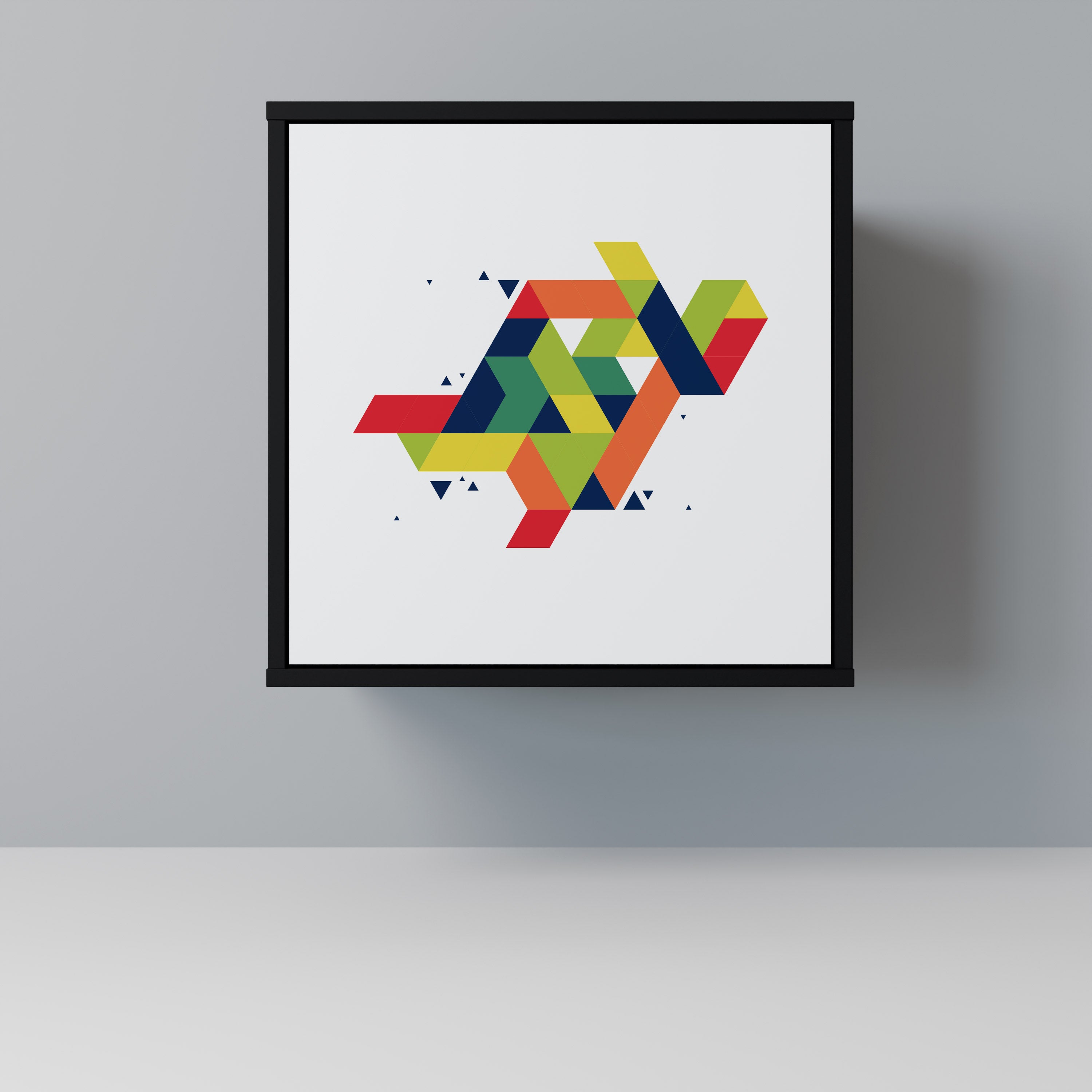 FUTURE SIGN 1-Door Sideboard in Black Finish