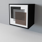 SHADOW SYNCHRONY 1-Door Sideboard in Black Finish