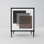 SHADOW SYNCHRONY 1-Door Sideboard in Black Finish