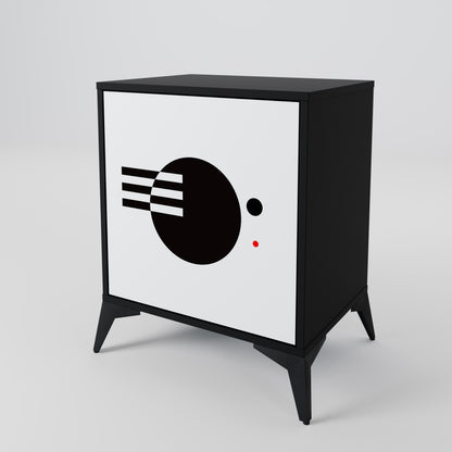 BLACK AND WHITE COMBINATION 1-türiges Sideboard