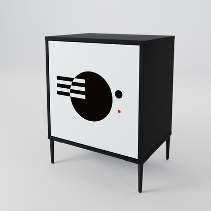 BLACK AND WHITE COMBINATION 1-türiges Sideboard
