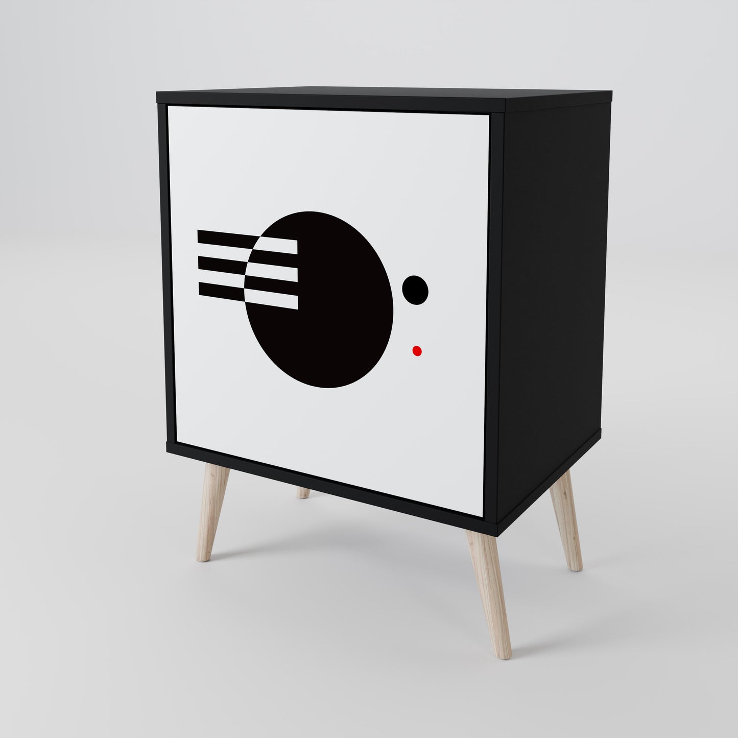 BLACK AND WHITE COMBINATION 1-türiges Sideboard