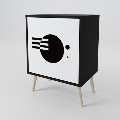 BLACK AND WHITE COMBINATION 1-türiges Sideboard