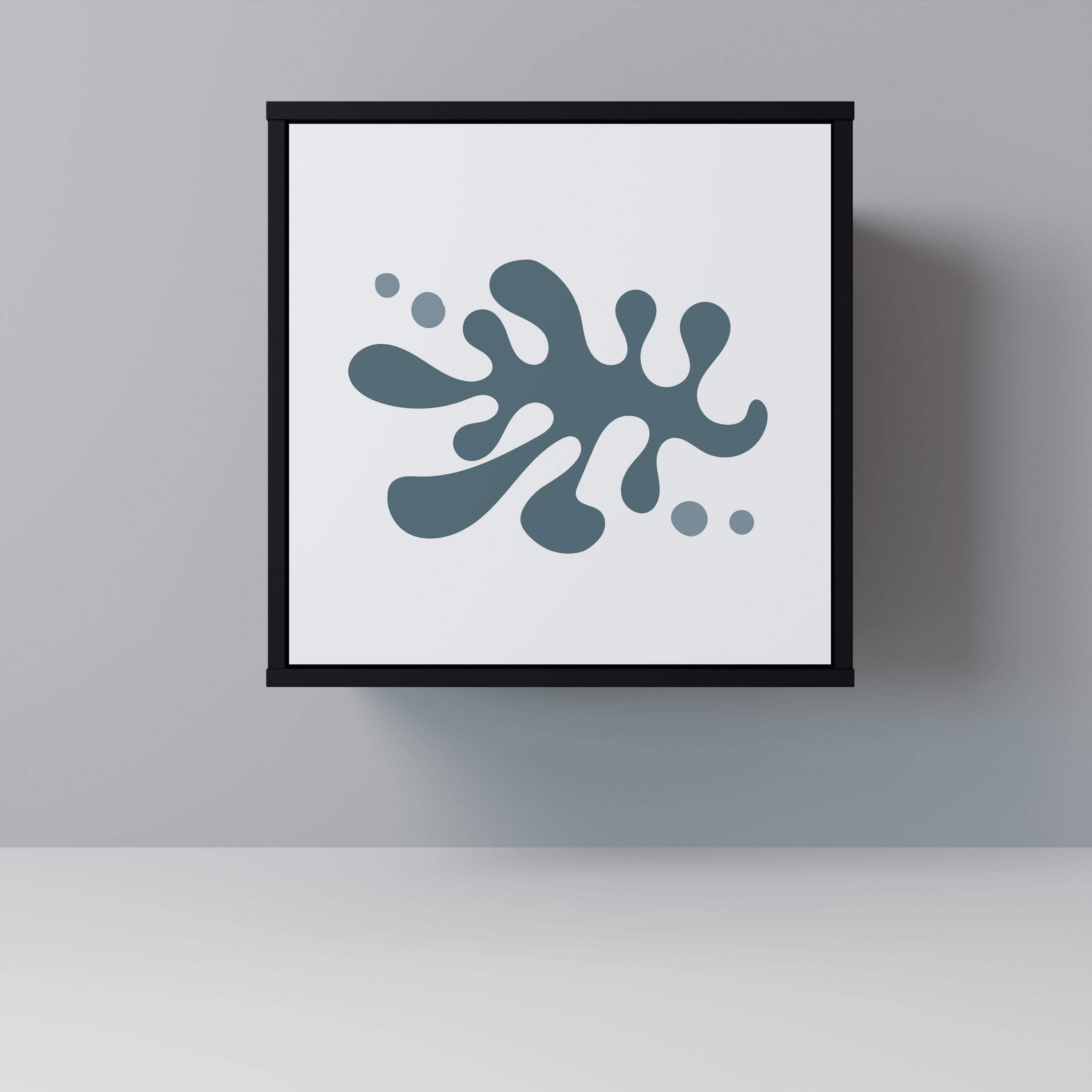 WONDERLAND VEGETATION Sideboard mit 1 Tür in Schwarz