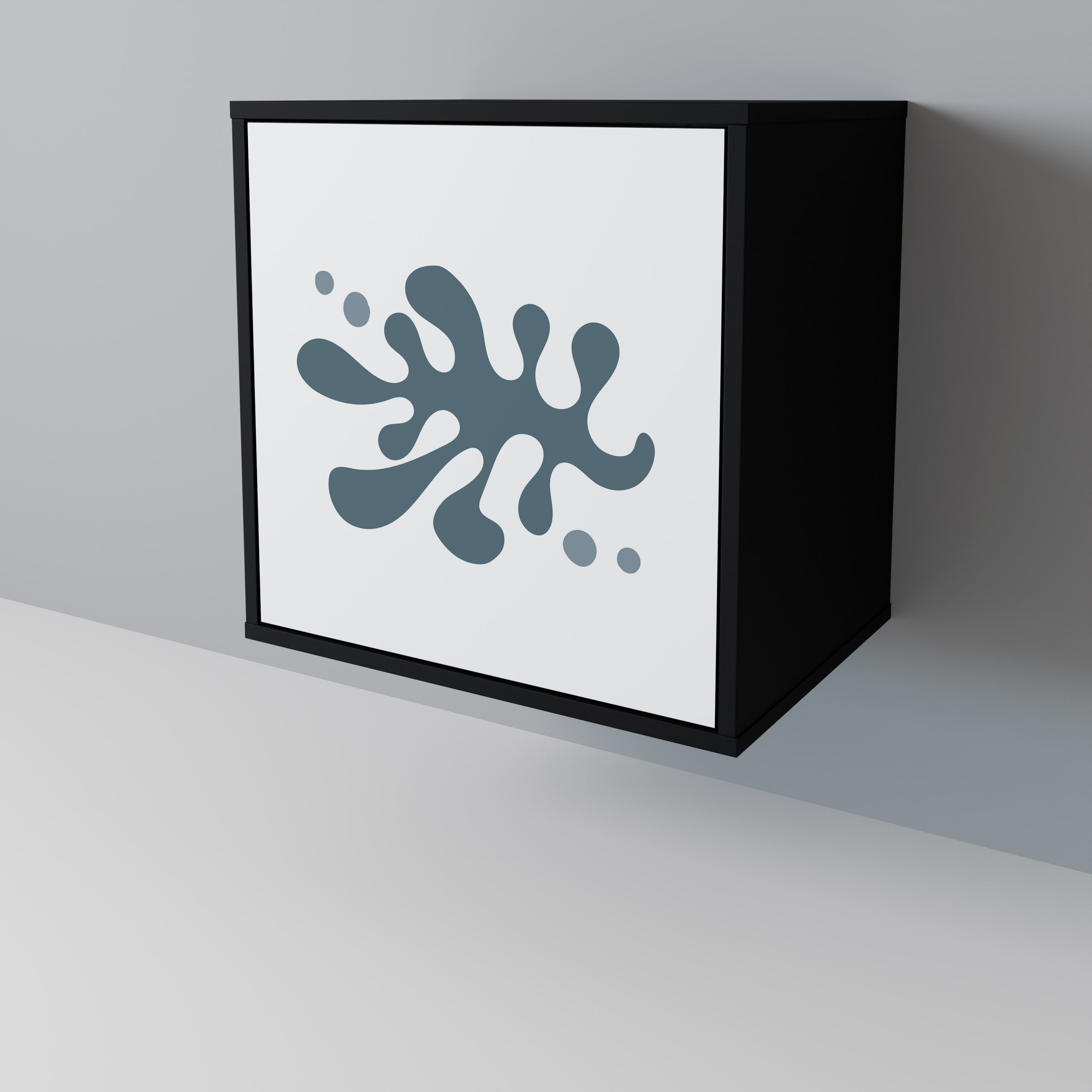 WONDERLAND VEGETATION Sideboard mit 1 Tür in Schwarz