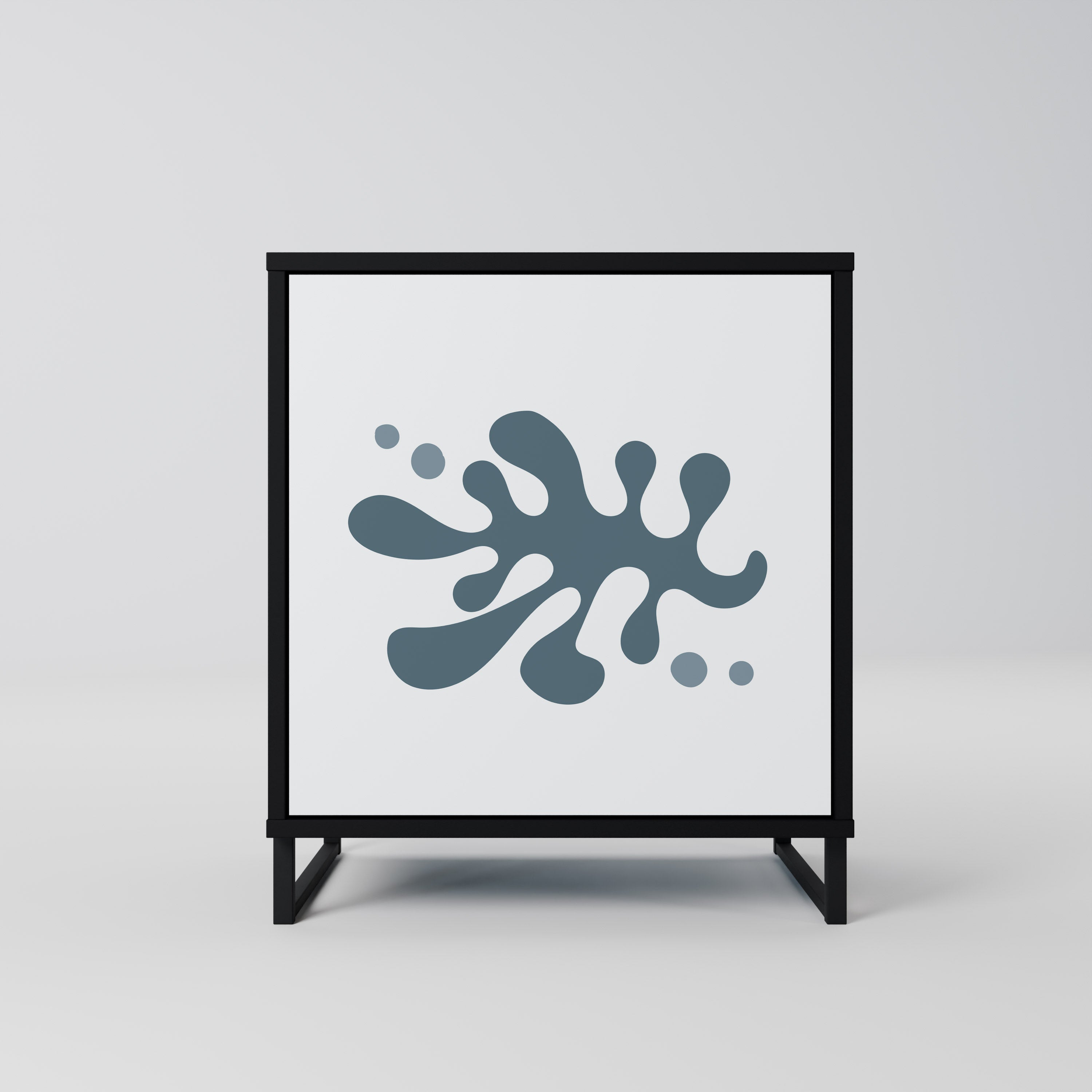 WONDERLAND VEGETATION Sideboard mit 1 Tür in Schwarz