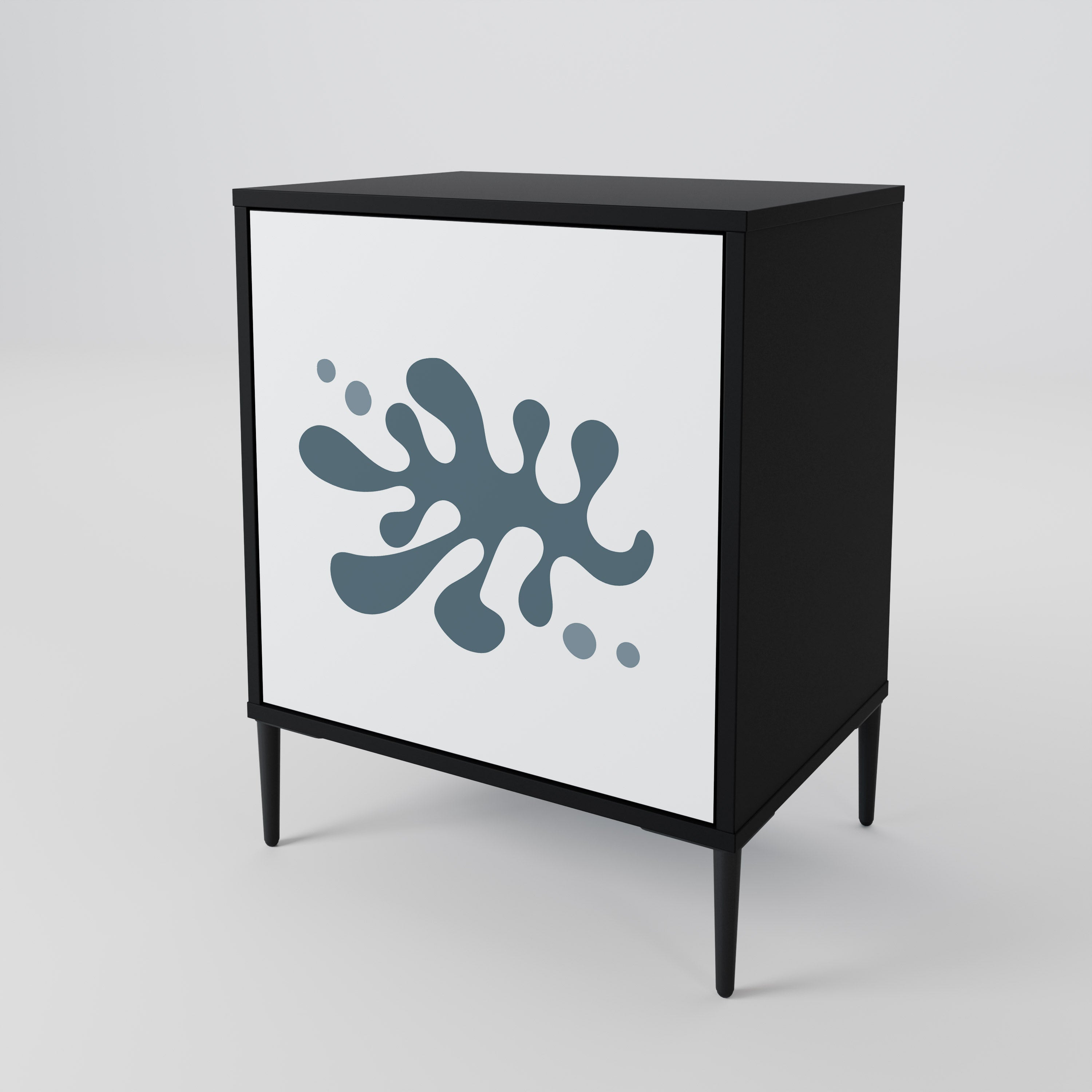 WONDERLAND VEGETATION Sideboard mit 1 Tür in Schwarz