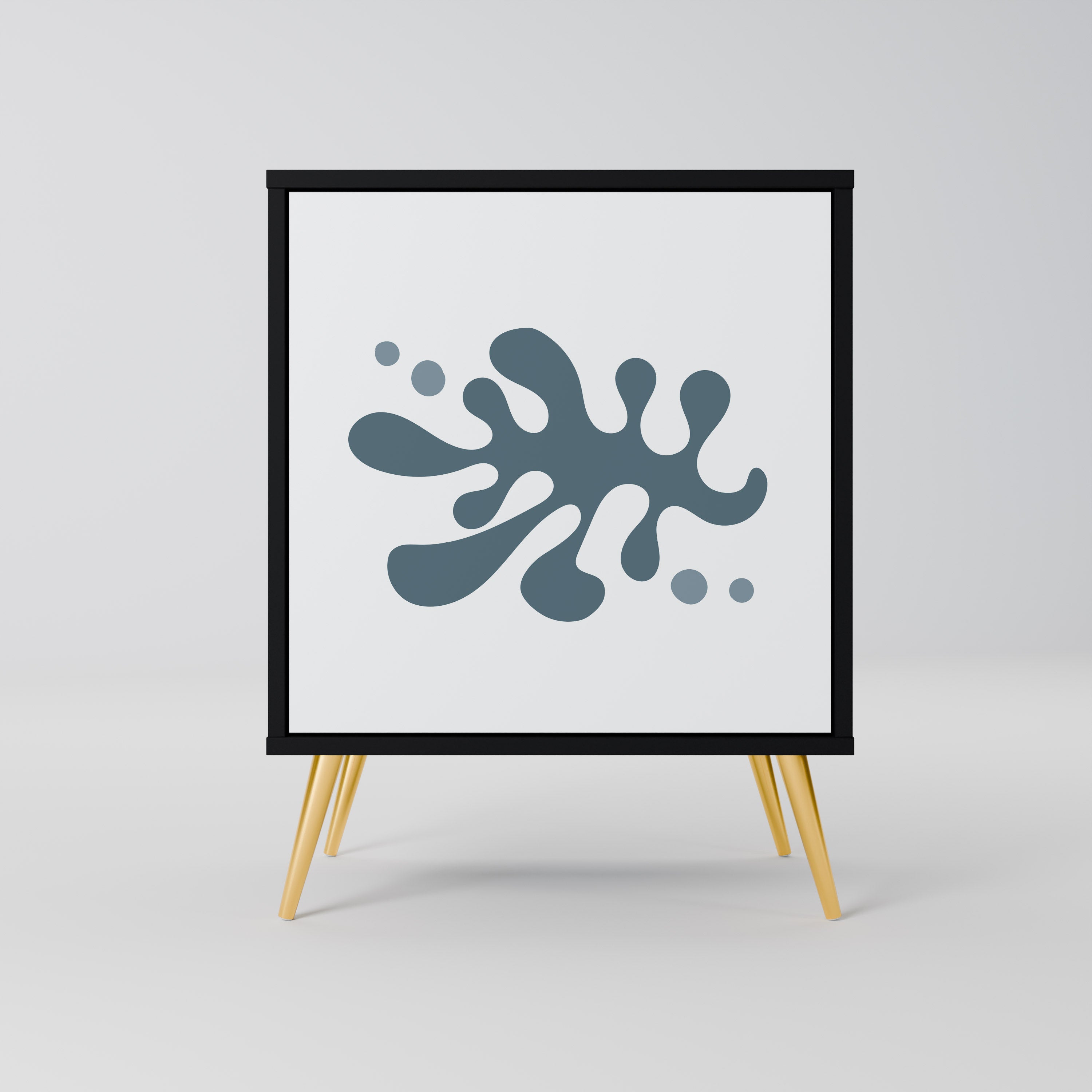 WONDERLAND VEGETATION Sideboard mit 1 Tür in Schwarz