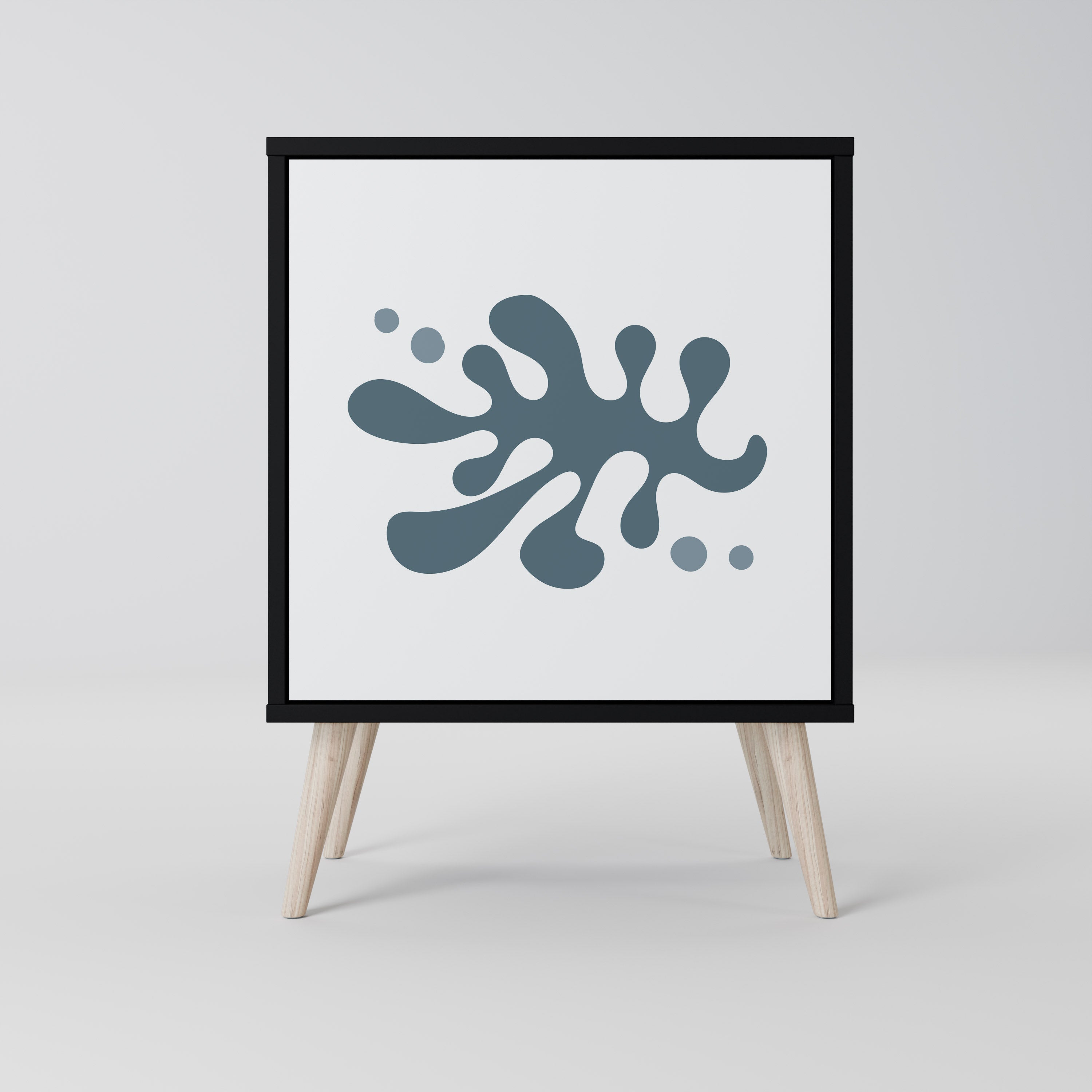 WONDERLAND VEGETATION Sideboard mit 1 Tür in Schwarz