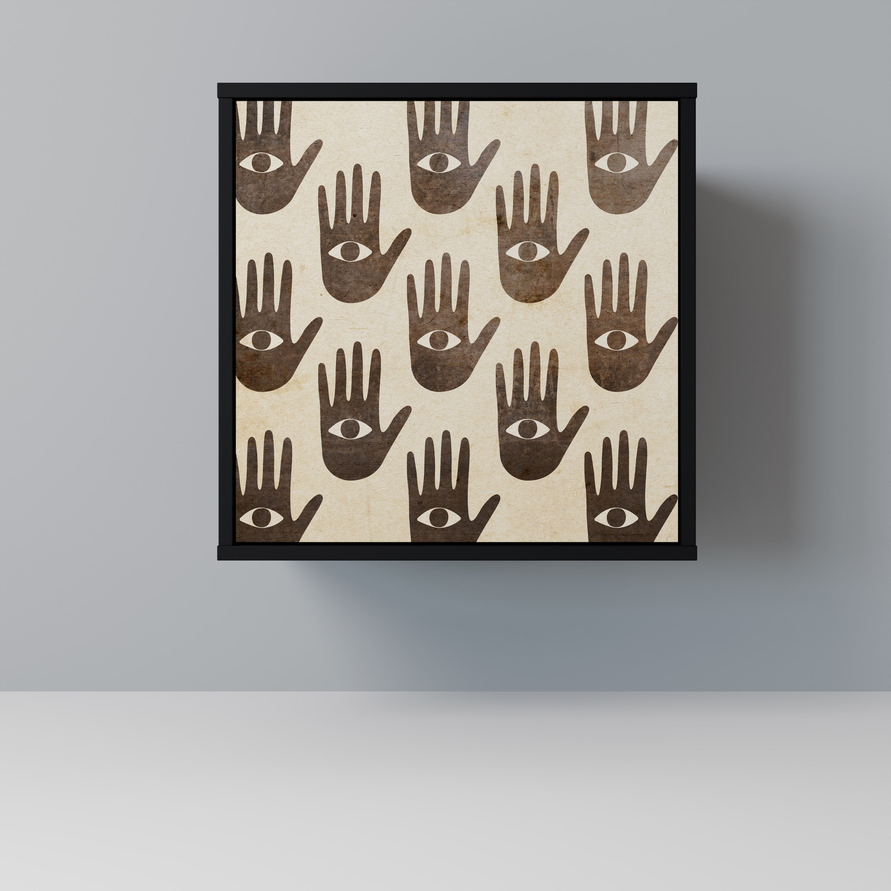 SEE MORE Sideboard mit 1 Tür in Schwarz