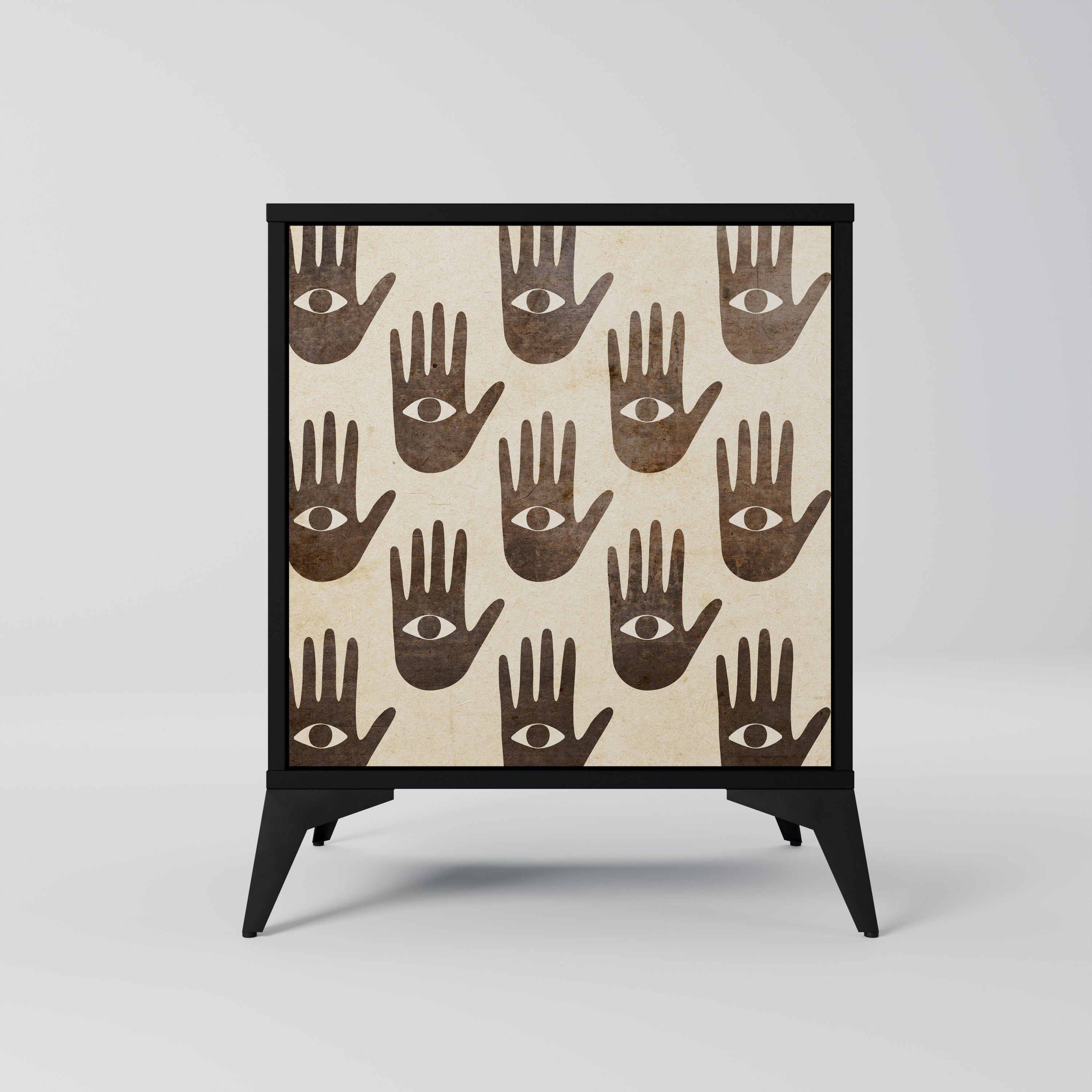 SEE MORE Sideboard mit 1 Tür in Schwarz