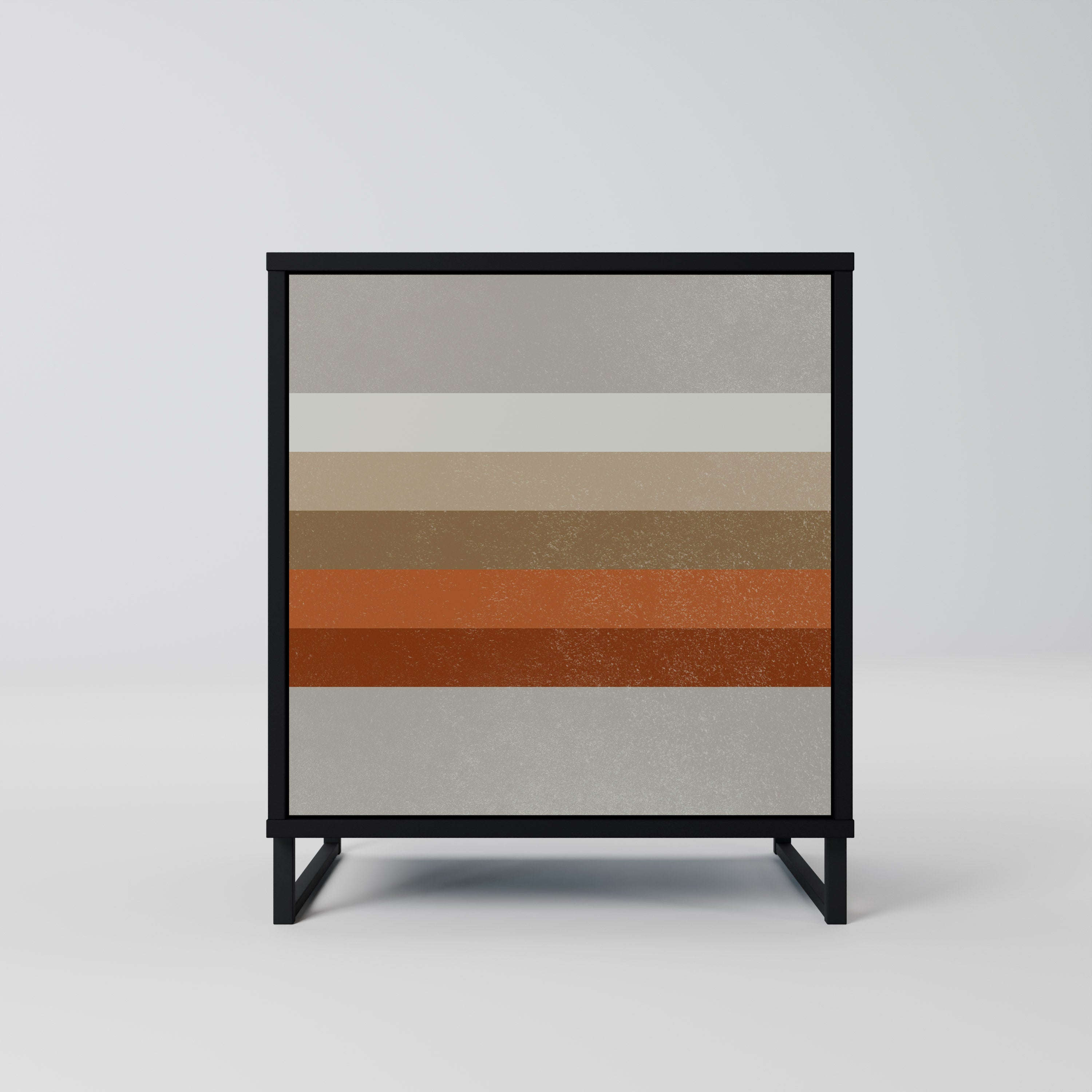 PECULIAR TRAIL Sideboard mit 1 Tür in Schwarz